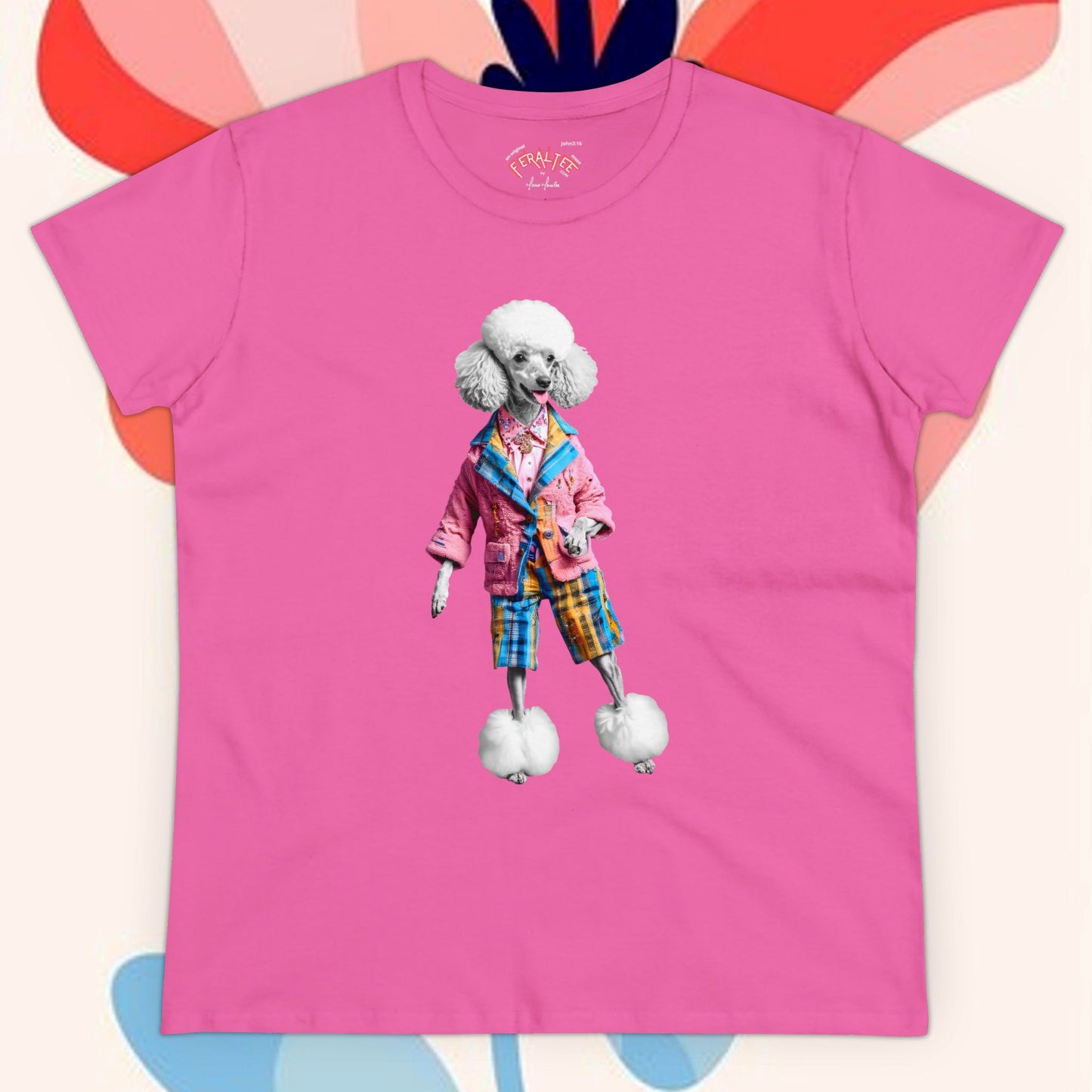 Camiseta de algodón de peso medio para mujer CHIENNE