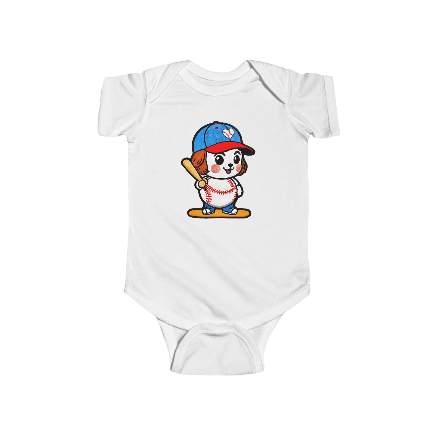 PEANUT Infant Fine Jersey Bodysuit NB: 0 - 24 mo