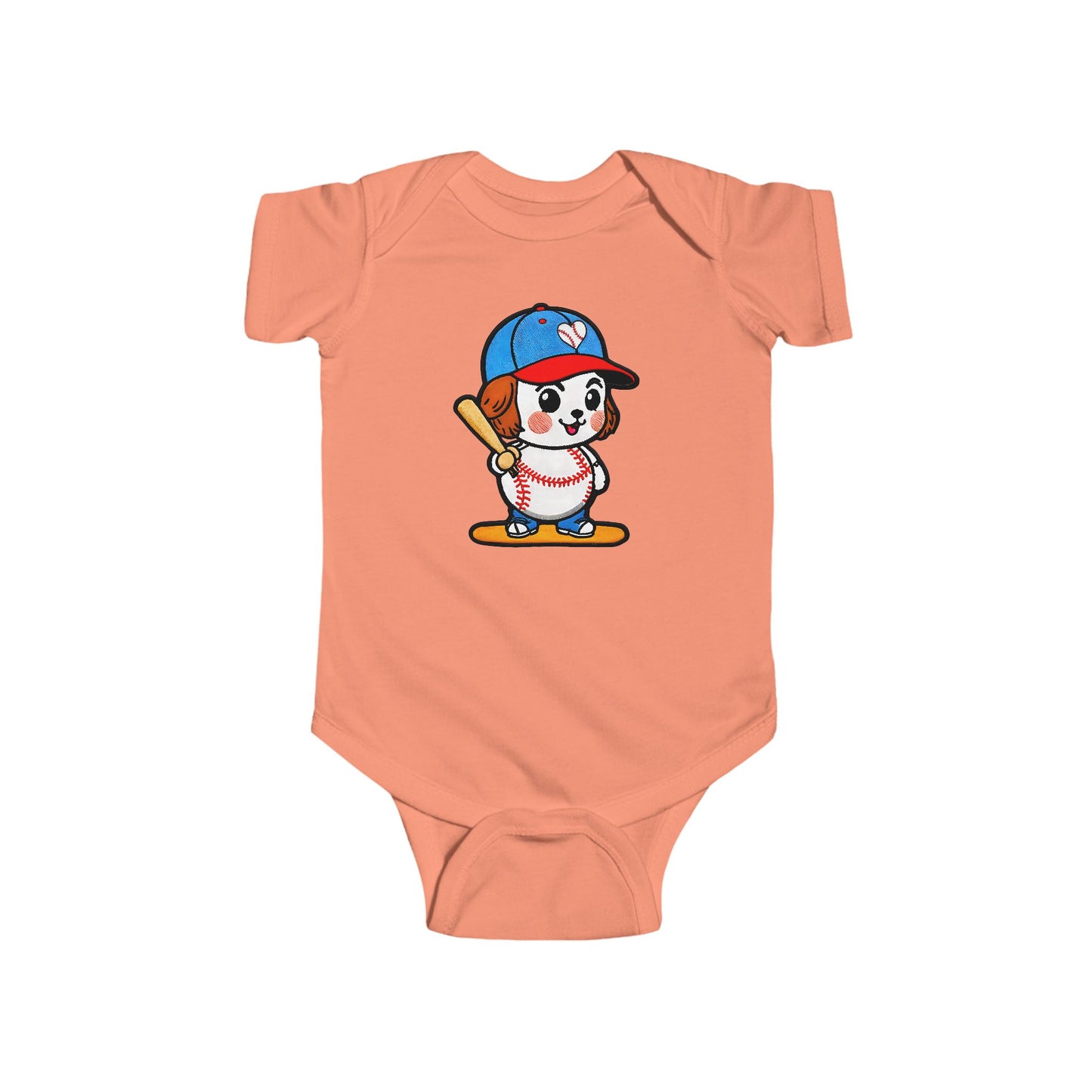 PEANUT Infant Fine Jersey Bodysuit NB: 0 - 24 mo
