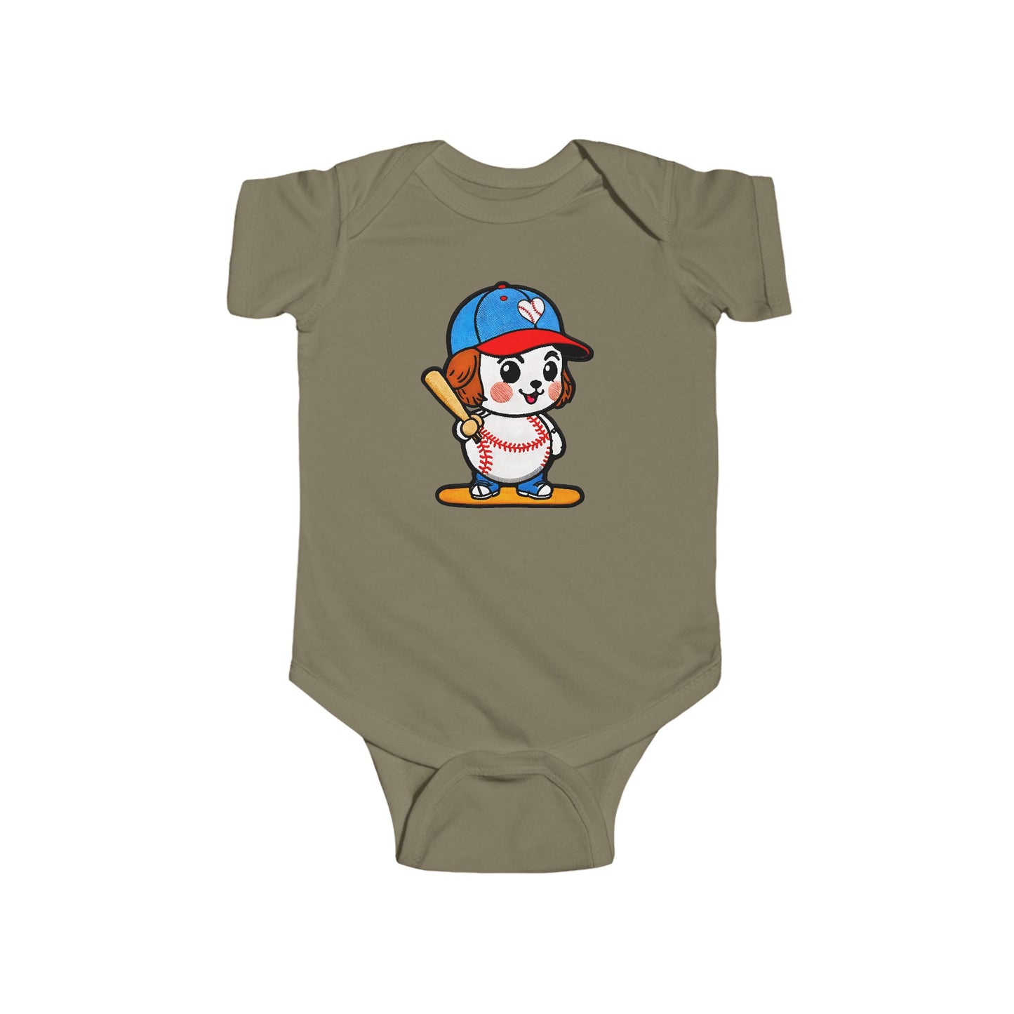 PEANUT Infant Fine Jersey Bodysuit NB: 0 - 24 mo