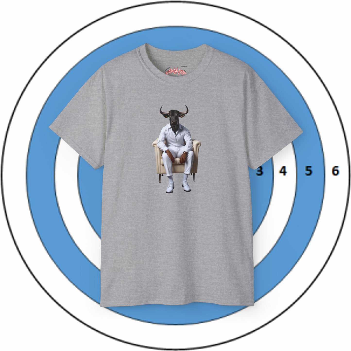 SITTING BULL - Camiesta Unisex de Algodón Ultrafino