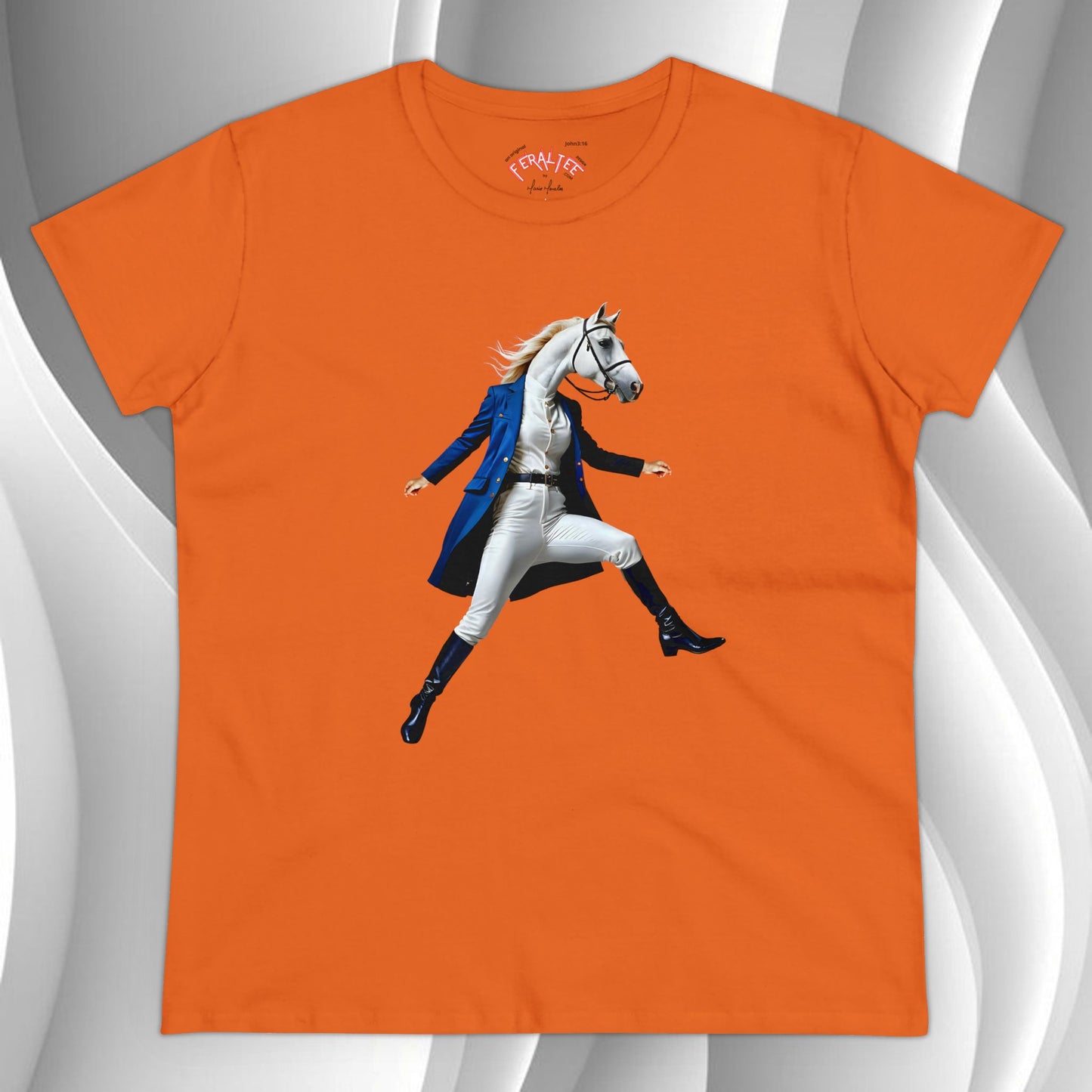 BELLE Women's Midweight Cotton Tee