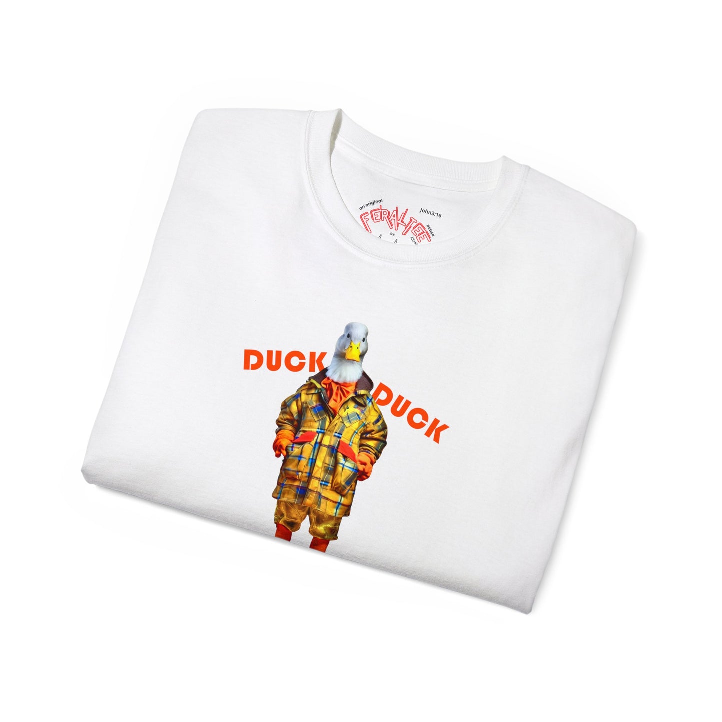 DUCK DUCK GOOSE- Camiseta Unisex de Algodón Ultra Suave