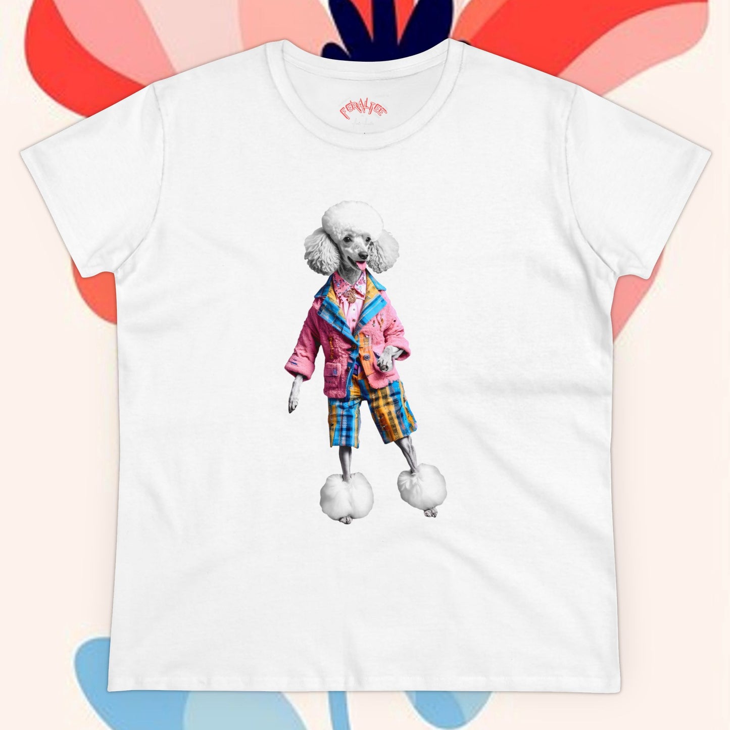 Camiseta de algodón de peso medio para mujer CHIENNE