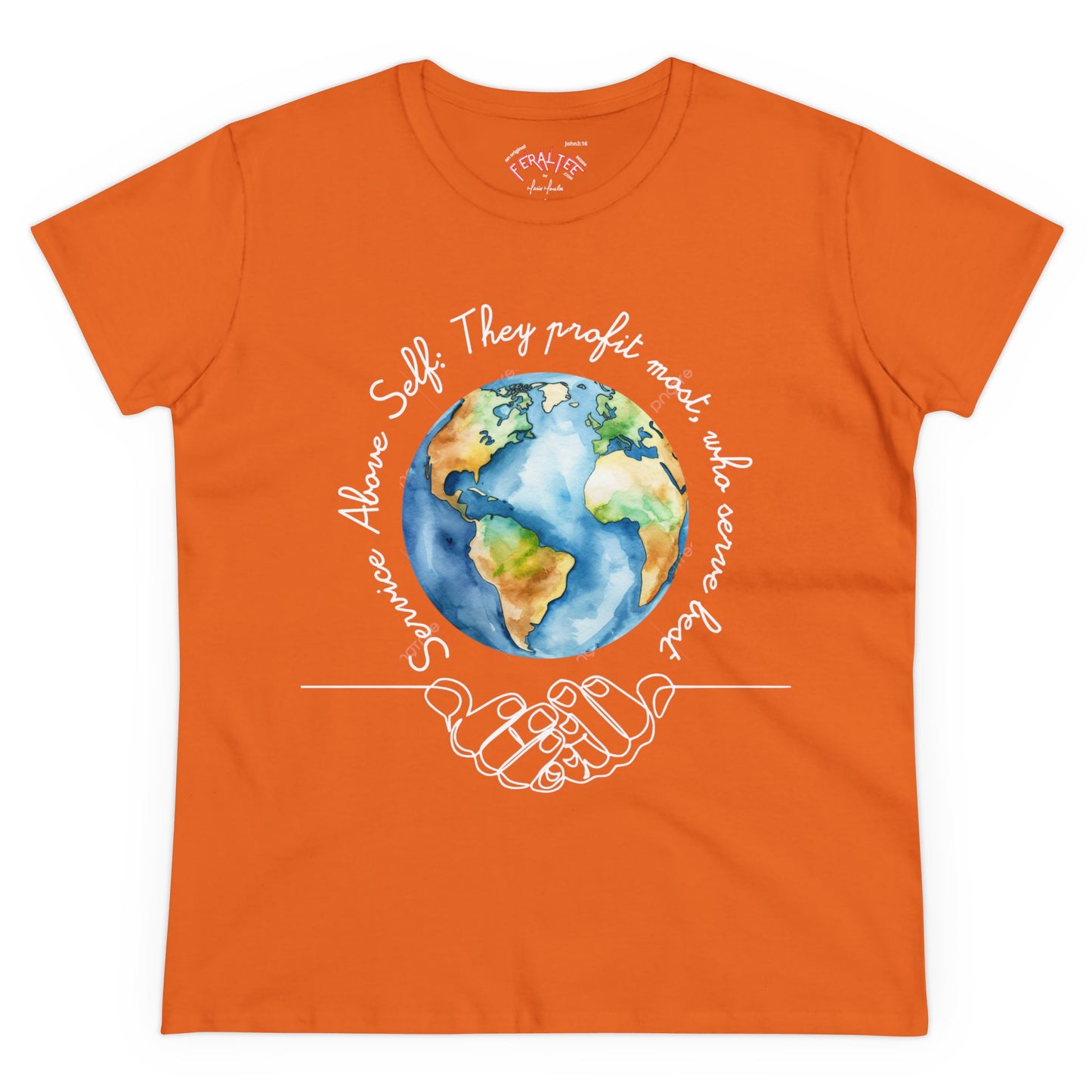 T-SHIRT WOMEN's Midweight Cotton Tee - Semi Fitted