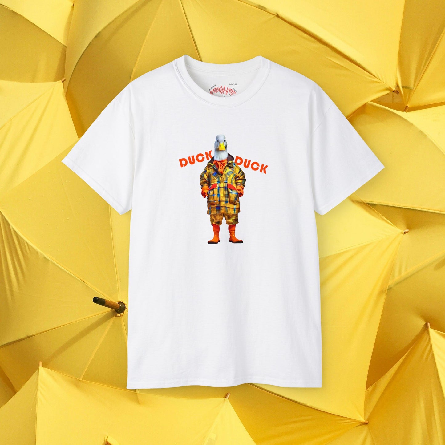 DUCK DUCK GOOSE- Camiseta Unisex de Algodón Ultra Suave