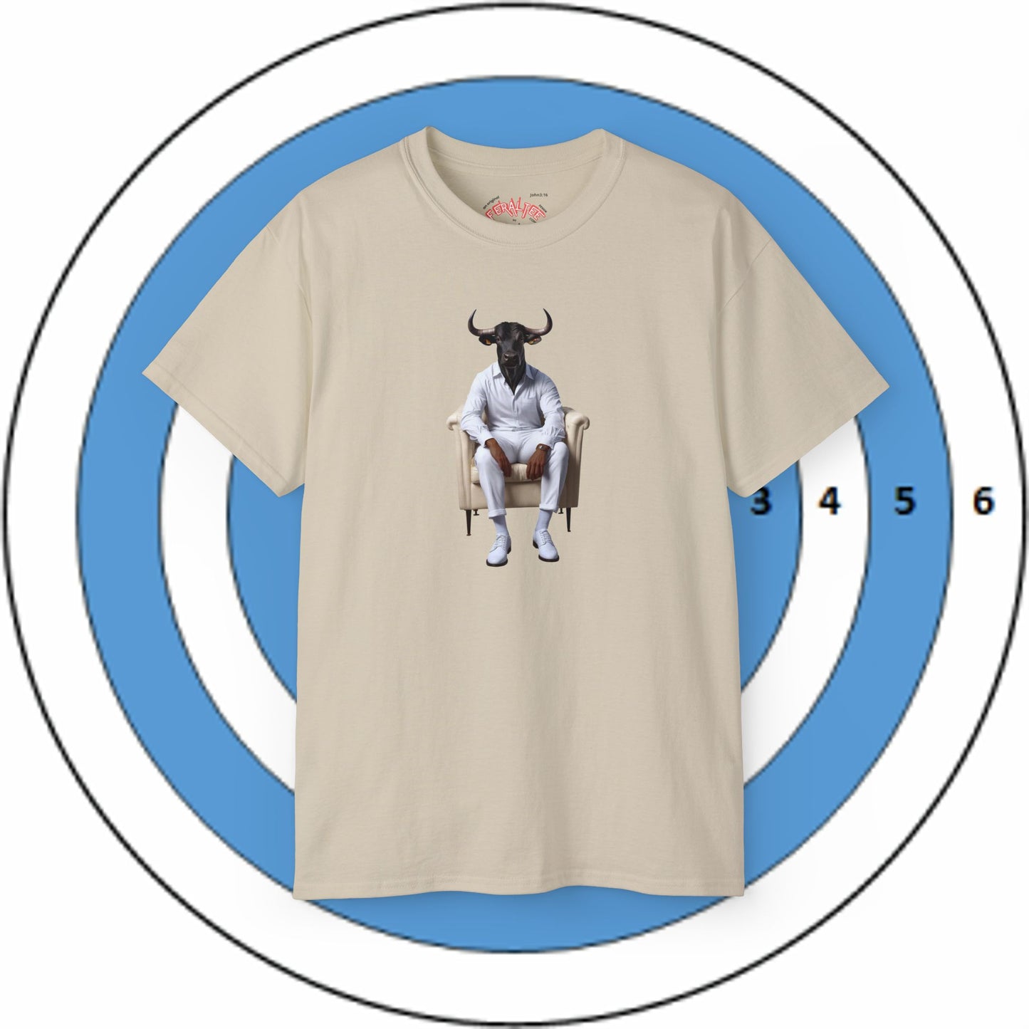 SITTING BULL - Camiesta Unisex de Algodón Ultrafino