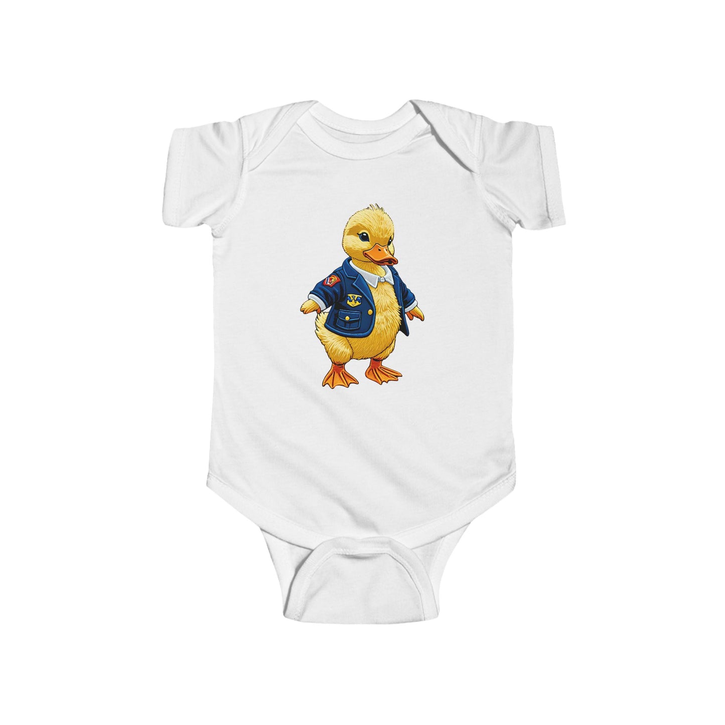 DUCKY DENIM Infant Fine Jersey Bodysuit NB: 0 - 24 mo