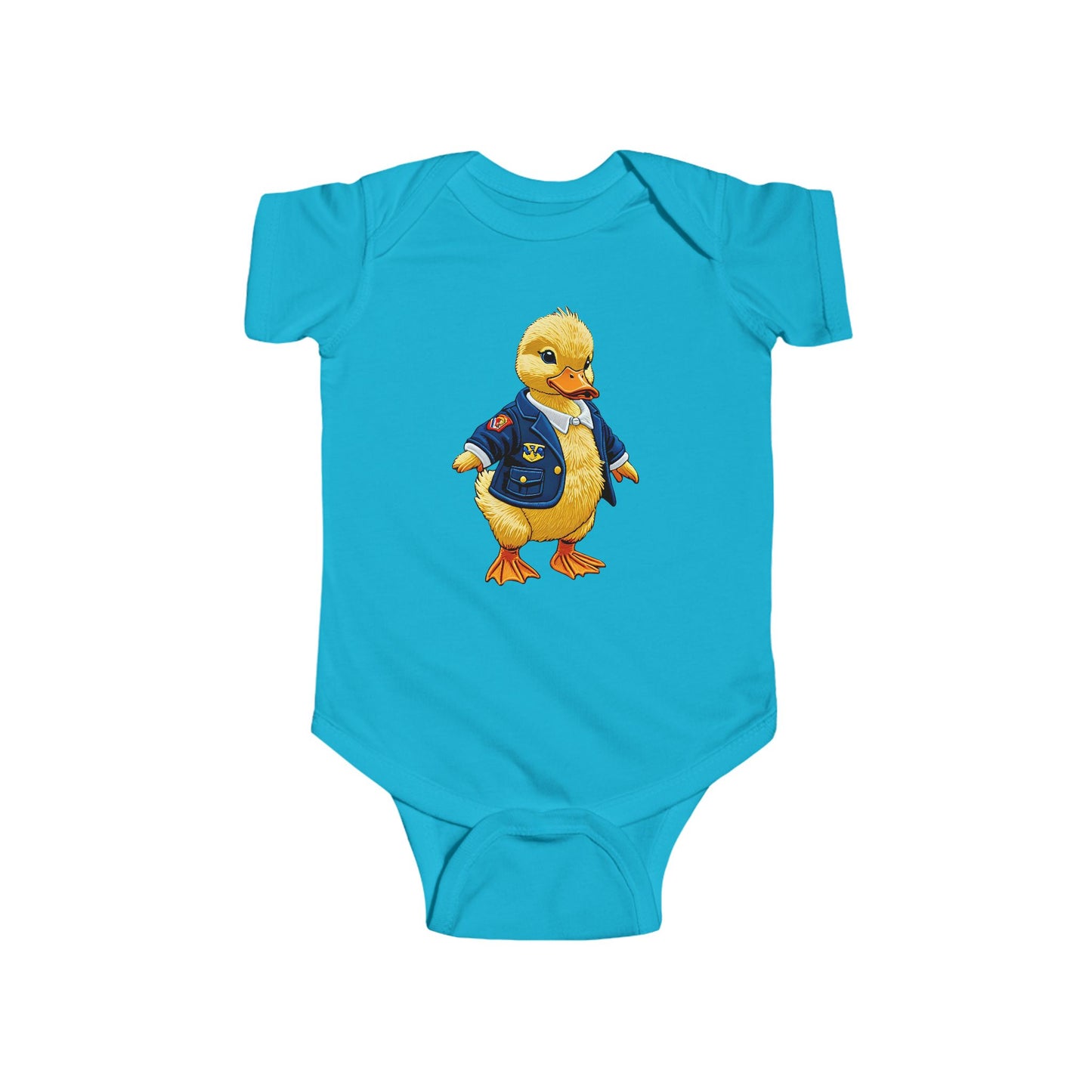 DUCKY DENIM Infant Fine Jersey Bodysuit NB: 0 - 24 mo