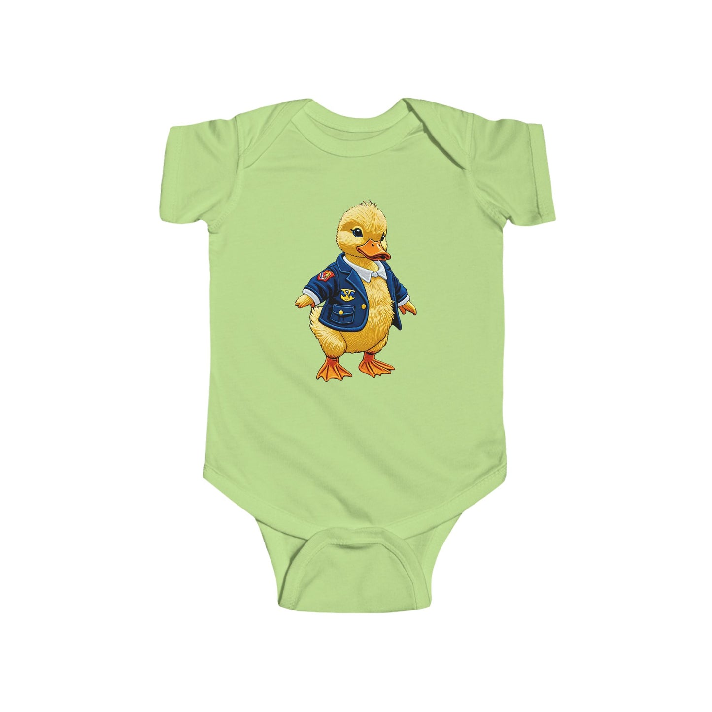 DUCKY DENIM Infant Fine Jersey Bodysuit NB: 0 - 24 mo