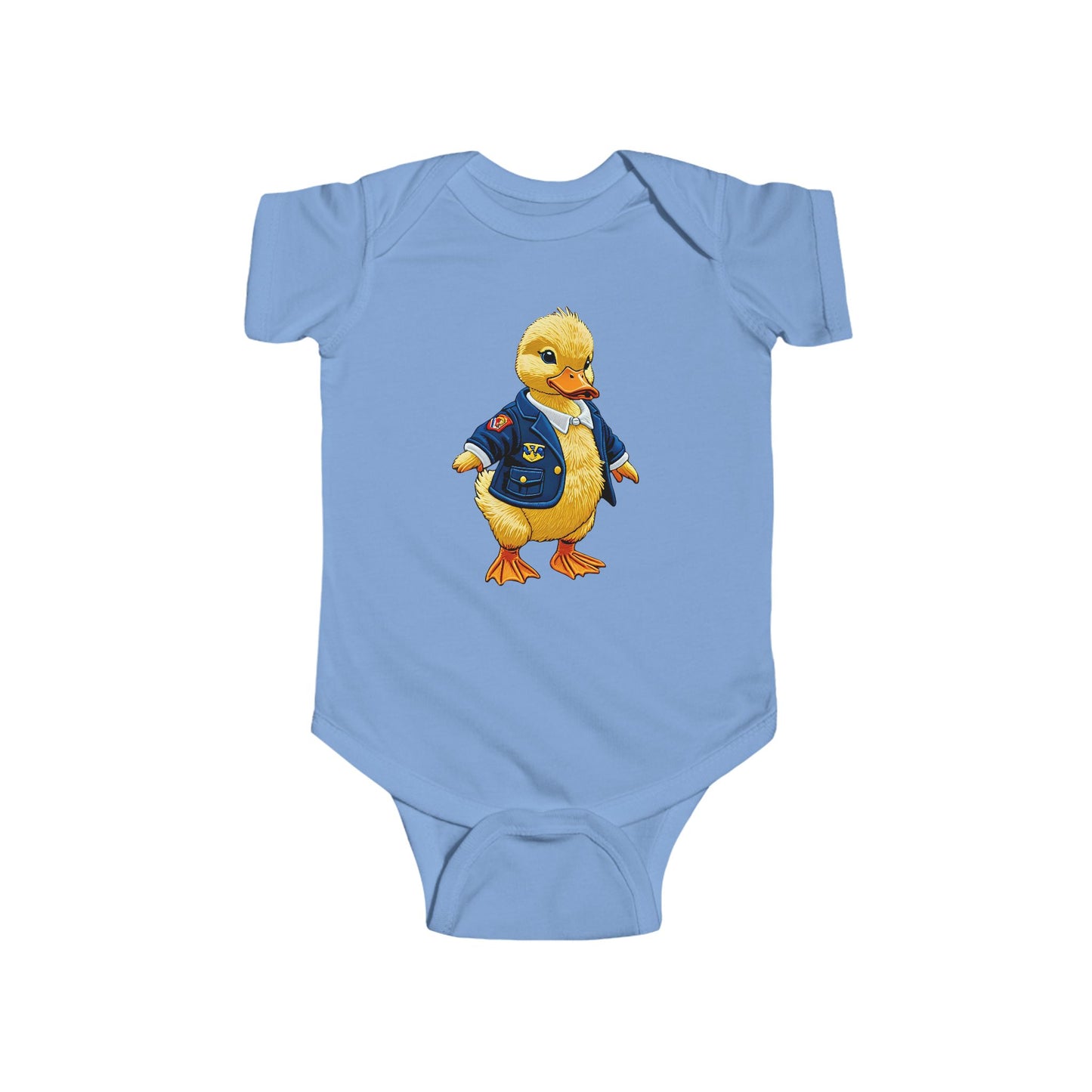 DUCKY DENIM Infant Fine Jersey Bodysuit NB: 0 - 24 mo