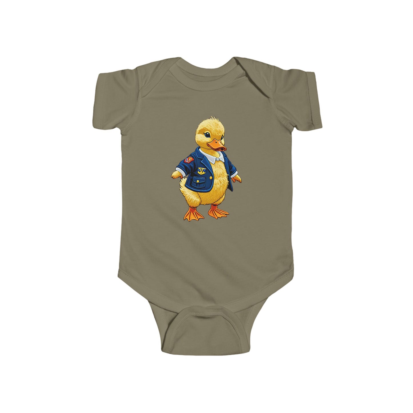 DUCKY DENIM Infant Fine Jersey Bodysuit NB: 0 - 24 mo
