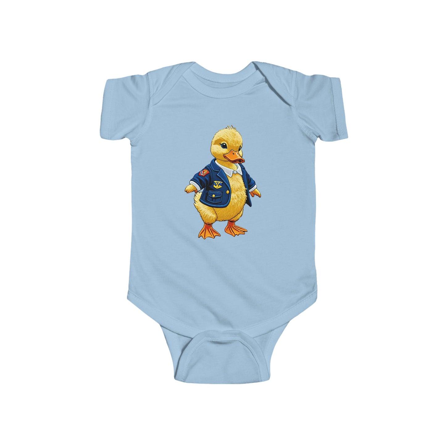 DUCKY DENIM Infant Fine Jersey Bodysuit NB: 0 - 24 mo