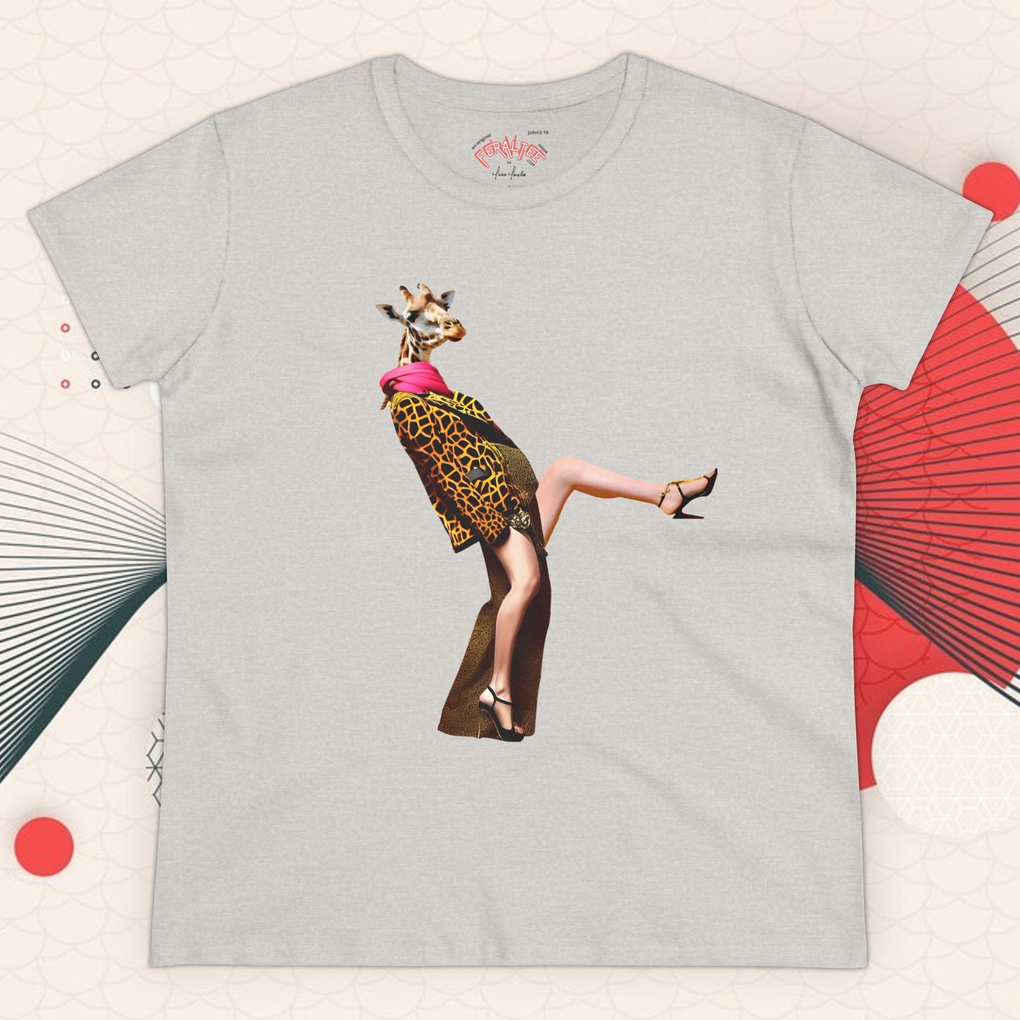 Camiseta de algodón de peso medio para mujer de ALTA MODA