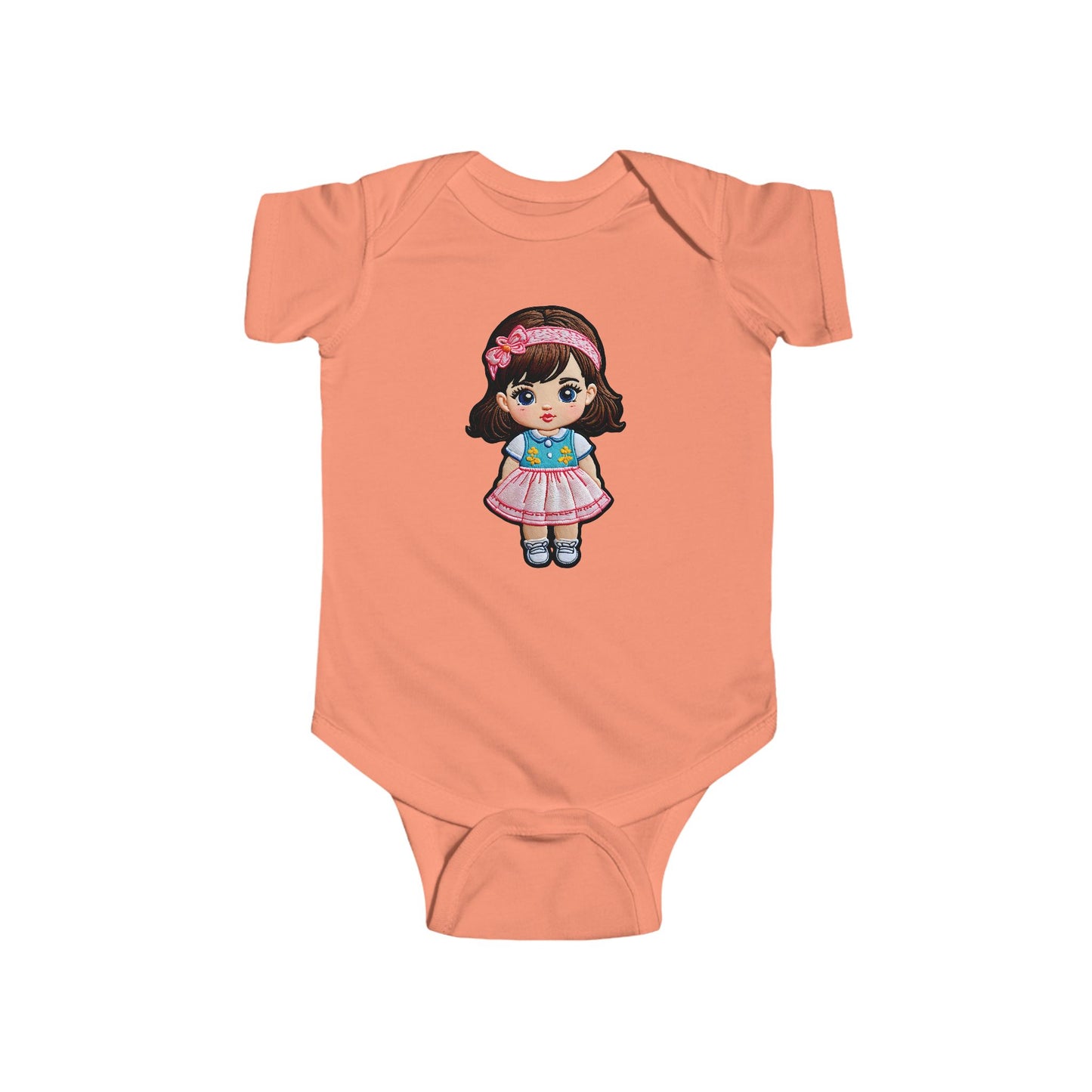 EMILY Infant Fine Jersey Bodysuit NB: 0-24 mos