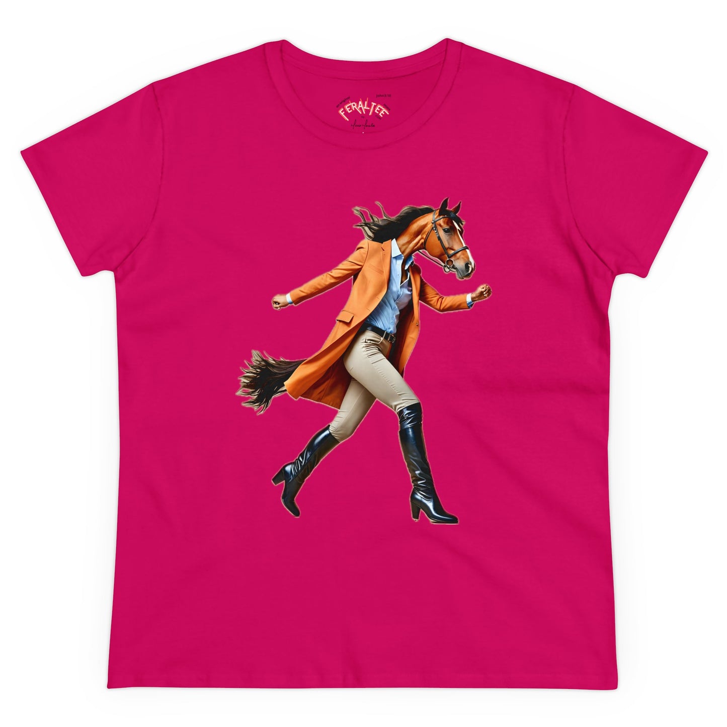 JUMENT Women's Midweight Cotton Tee - 6 Colors Available
