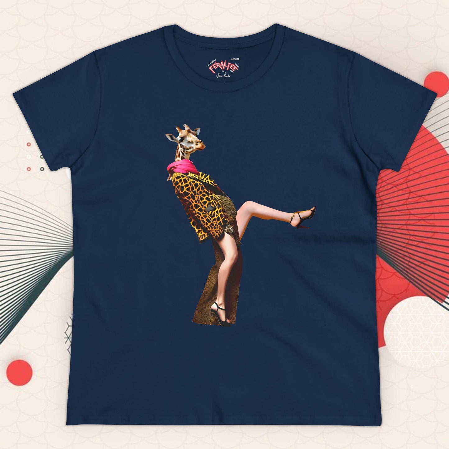 Camiseta de algodón de peso medio para mujer de ALTA MODA