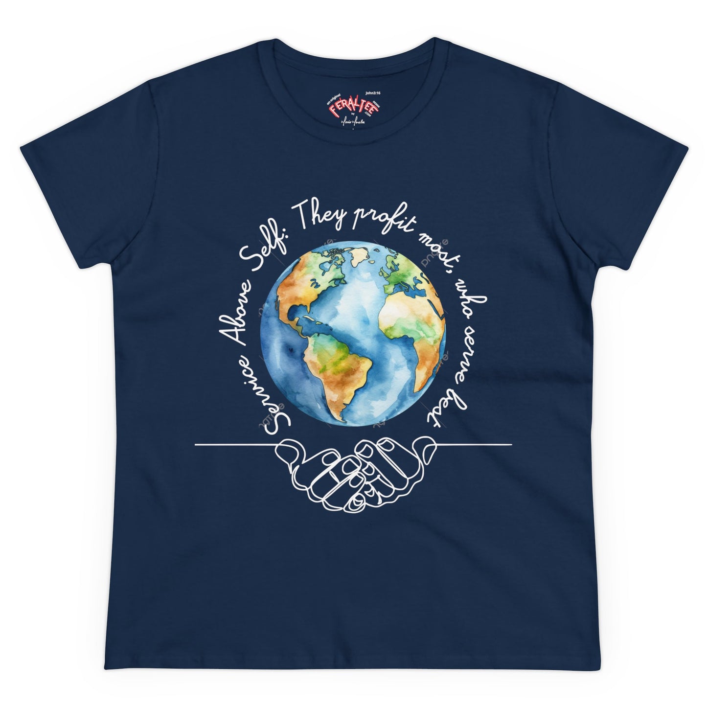 T-SHIRT WOMEN's Midweight Cotton Tee - Semi Fitted
