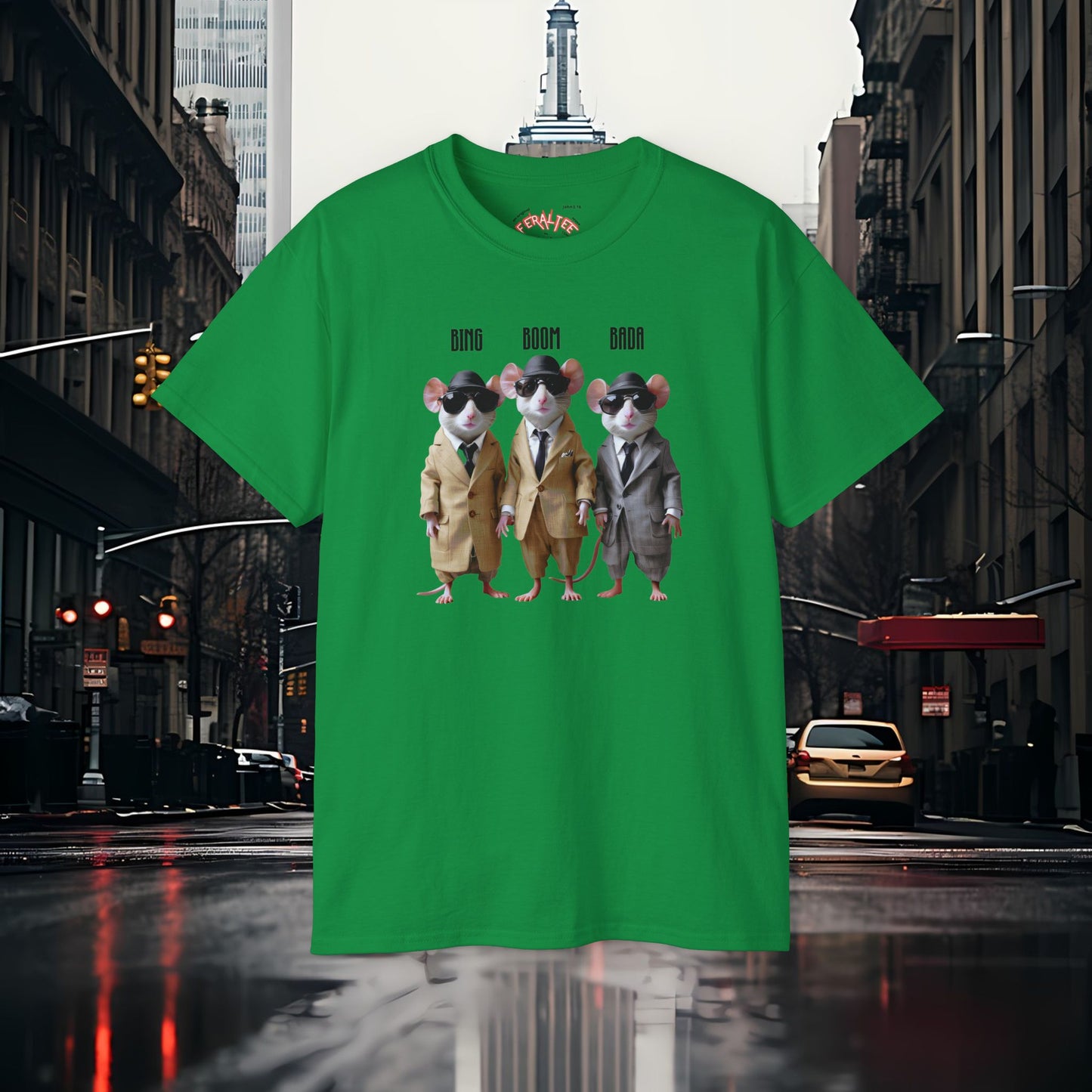 BADA BING- BADABOOM- Camiseta Unisex de Algodón Ultra Fino