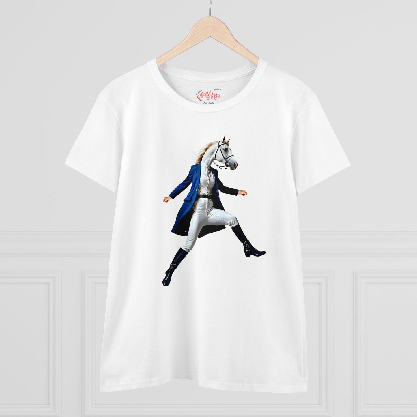 BELLE Women's Midweight Cotton Tee