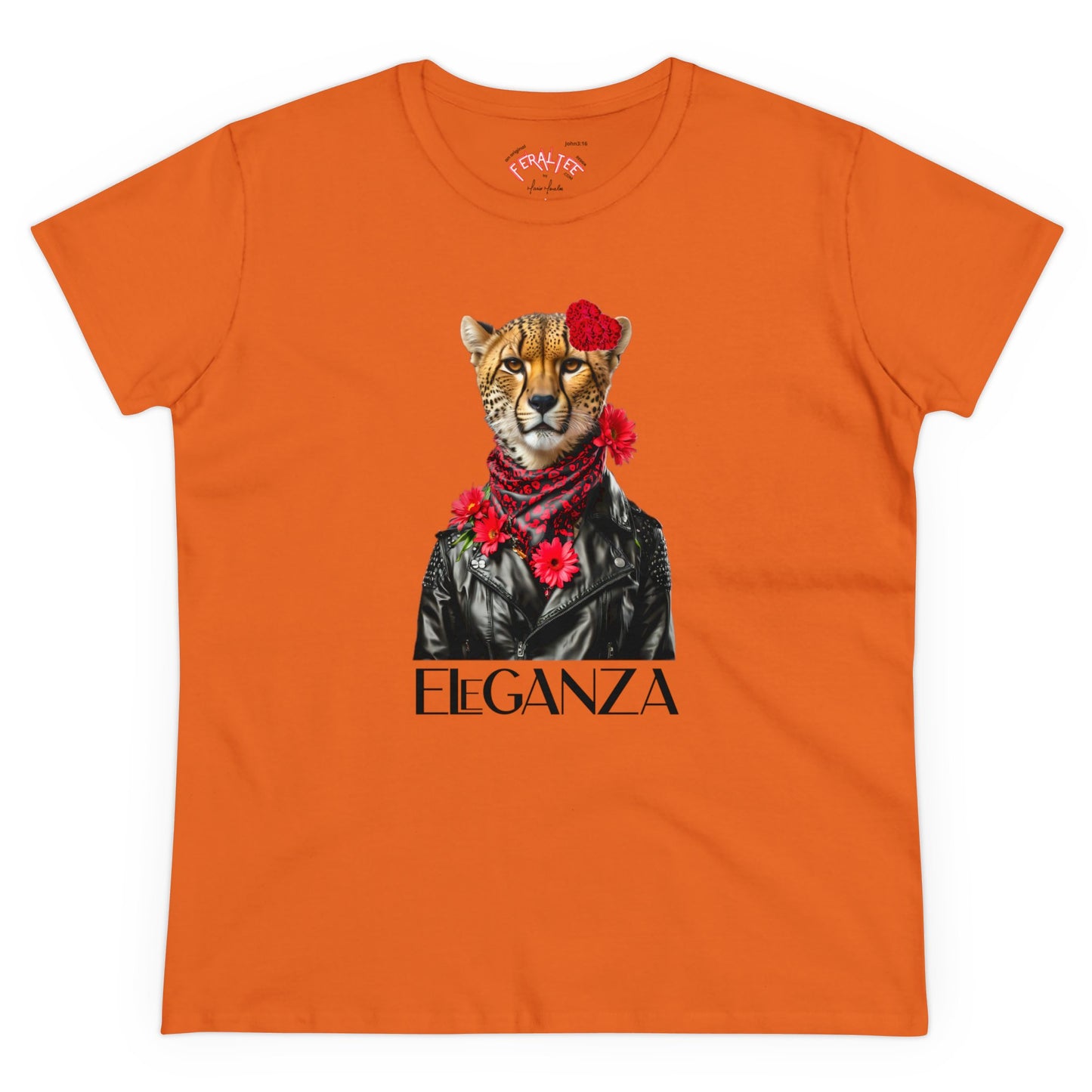 Camiseta de algodón de peso medio para mujer ELEGANZA 2