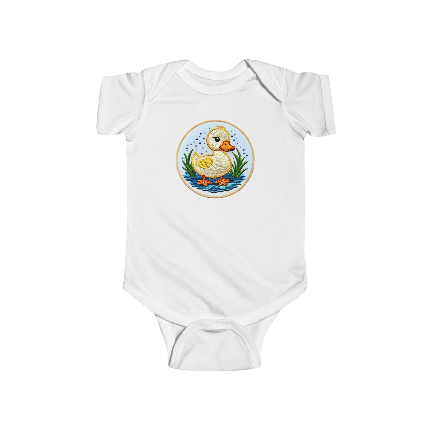 DUCKY CAMEO Infant Fine Jersey Bodysuit NB: 0 - 24 mo