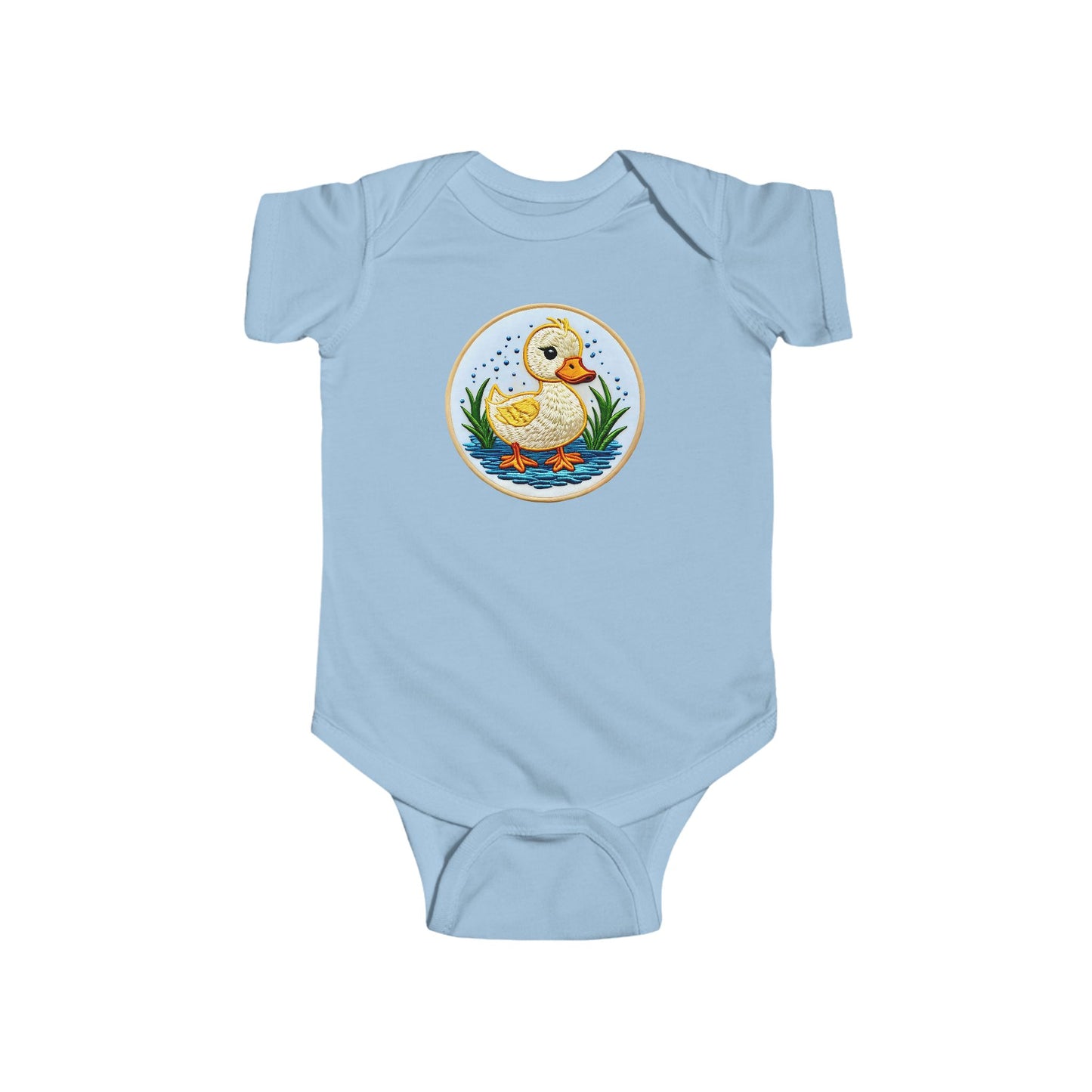 DUCKY CAMEO Infant Fine Jersey Bodysuit NB: 0 - 24 mo