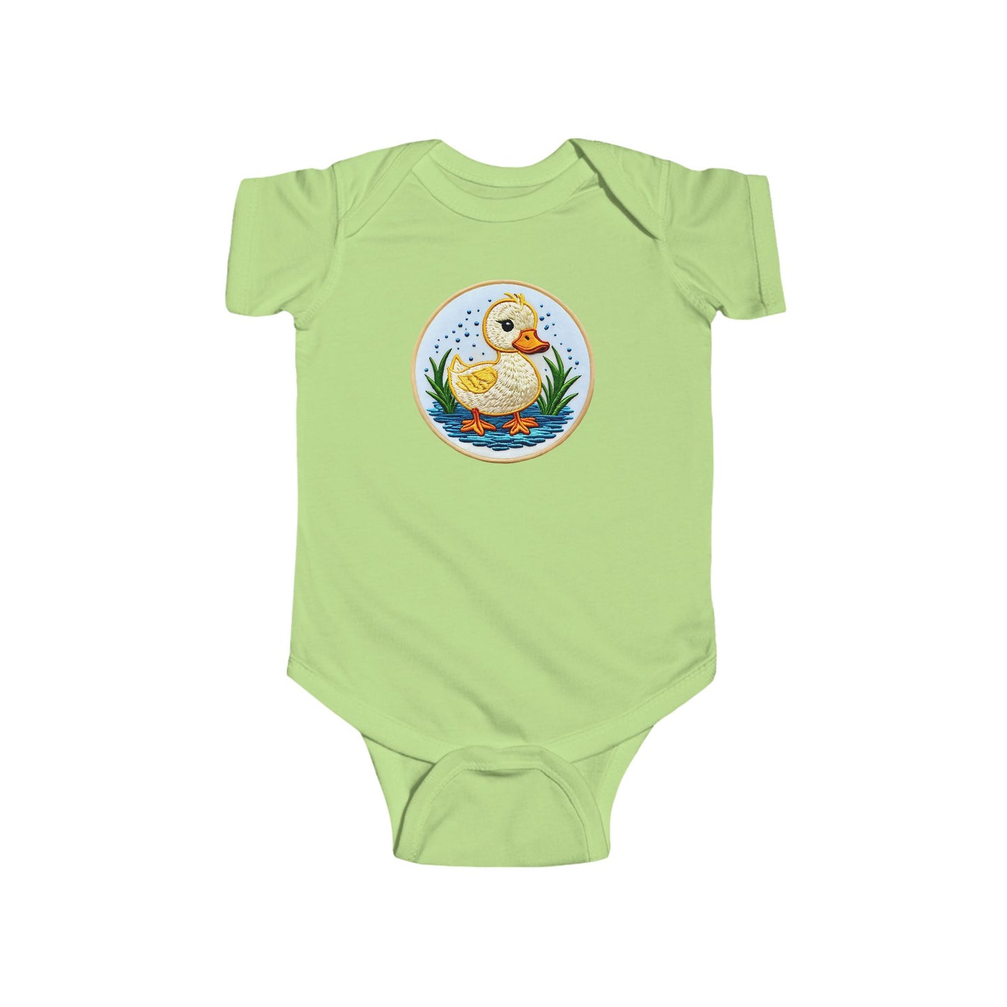 DUCKY CAMEO Infant Fine Jersey Bodysuit NB: 0 - 24 mo