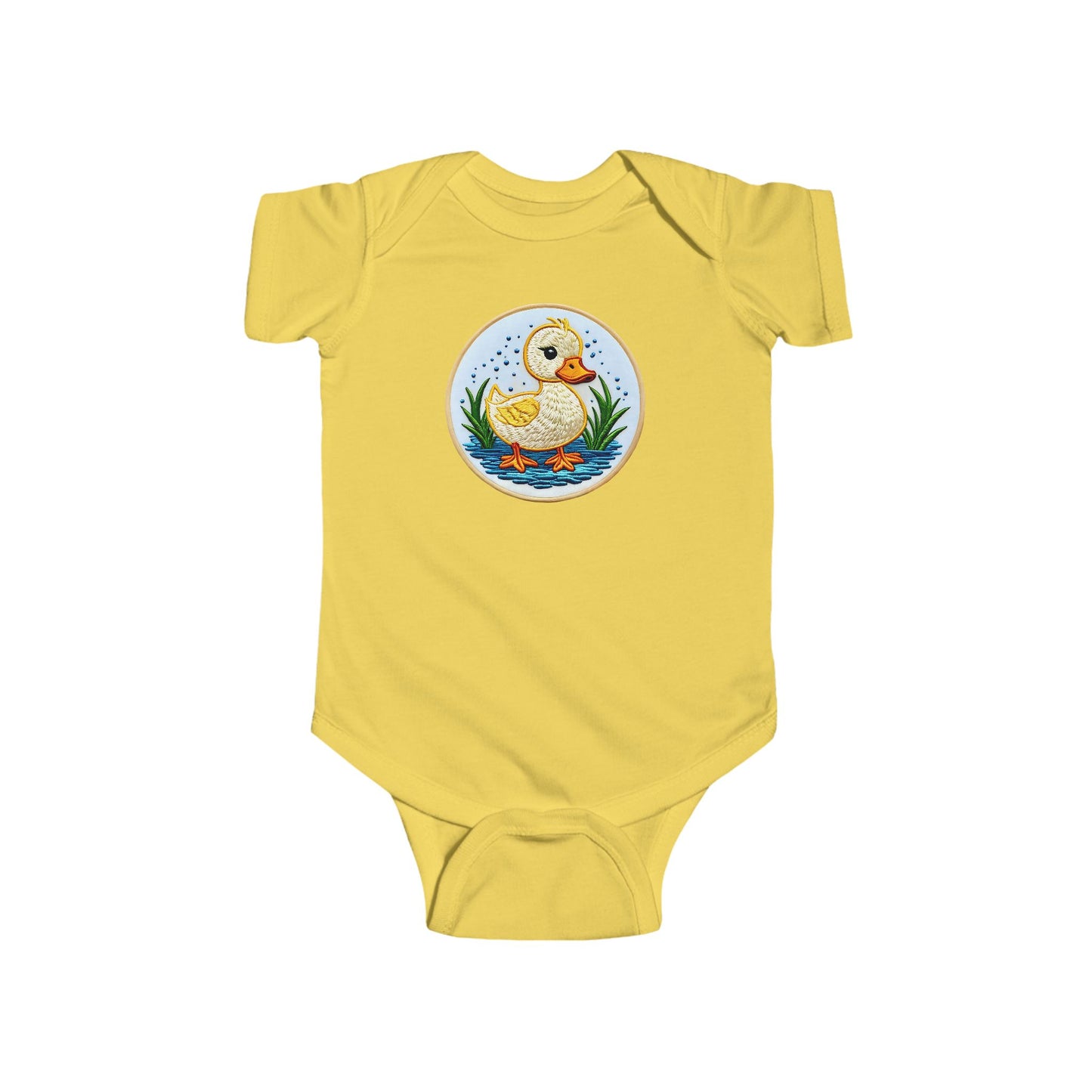 DUCKY CAMEO Infant Fine Jersey Bodysuit NB: 0 - 24 mo