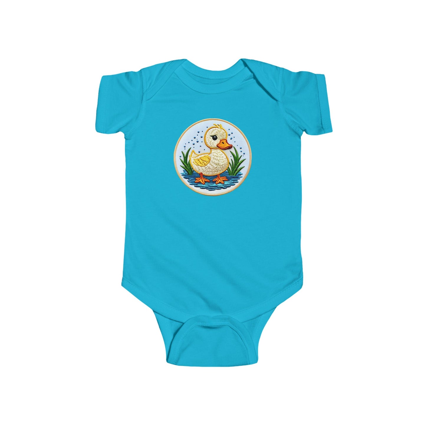 DUCKY CAMEO Infant Fine Jersey Bodysuit NB: 0 - 24 mo