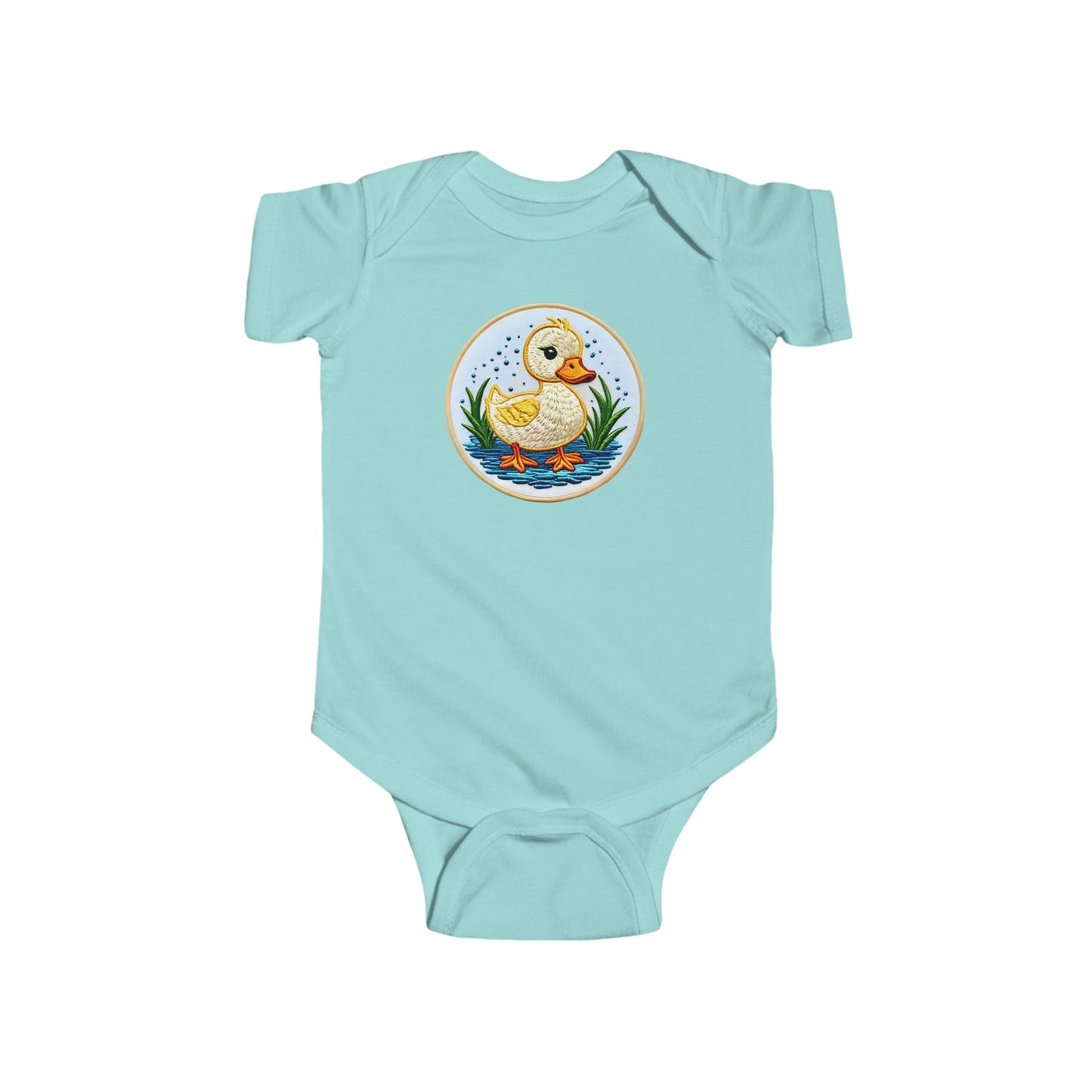DUCKY CAMEO Infant Fine Jersey Bodysuit NB: 0 - 24 mo