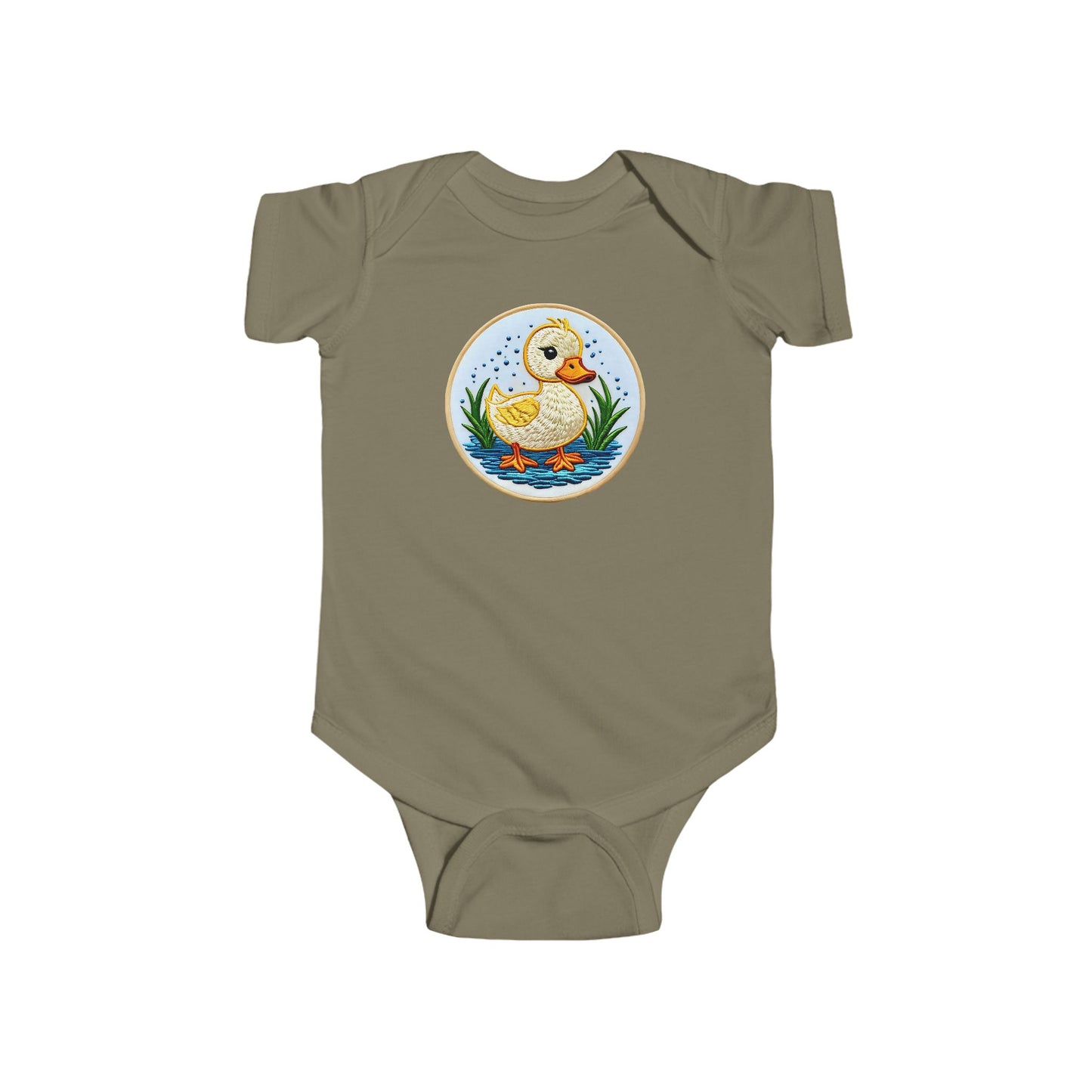 DUCKY CAMEO Infant Fine Jersey Bodysuit NB: 0 - 24 mo