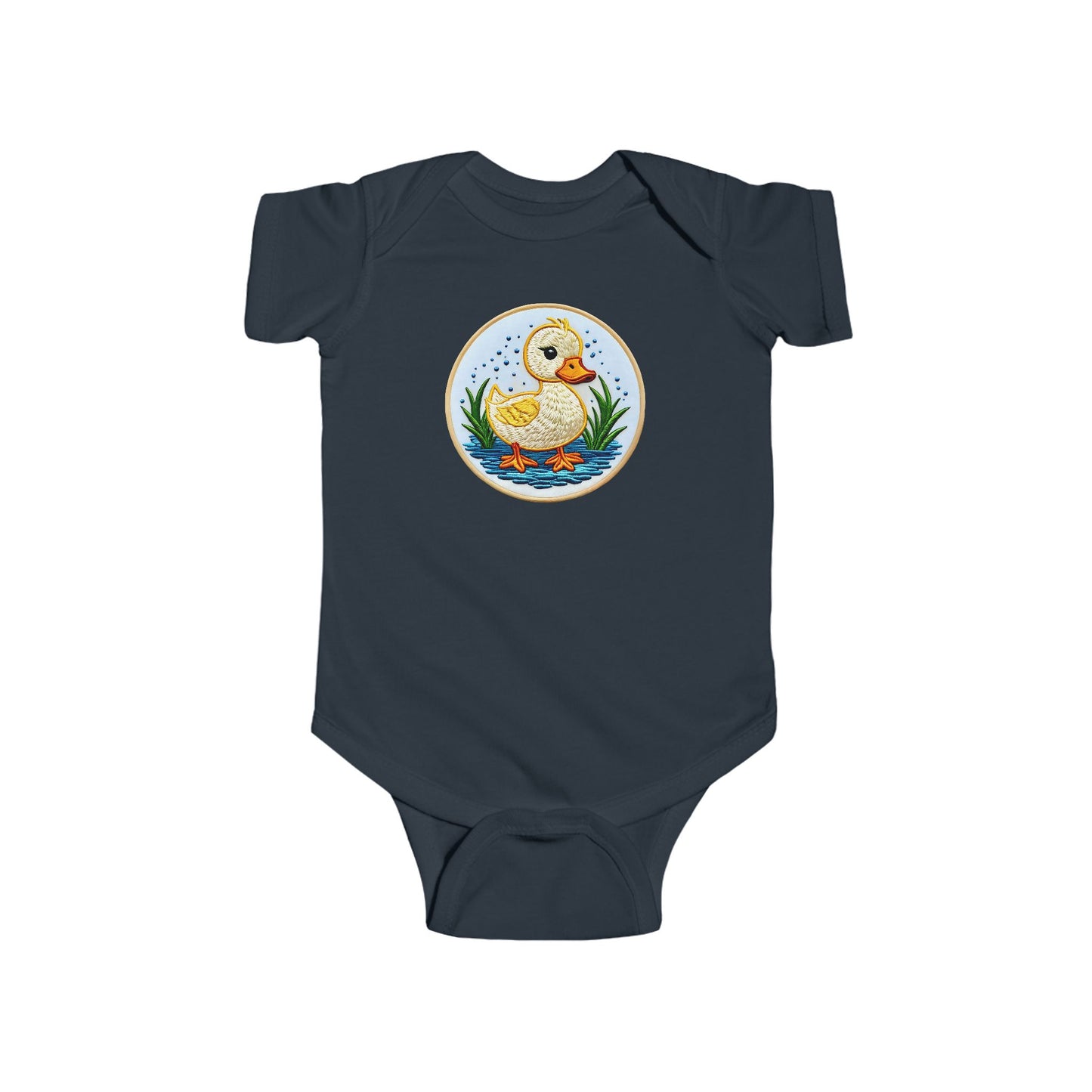 DUCKY CAMEO Infant Fine Jersey Bodysuit NB: 0 - 24 mo