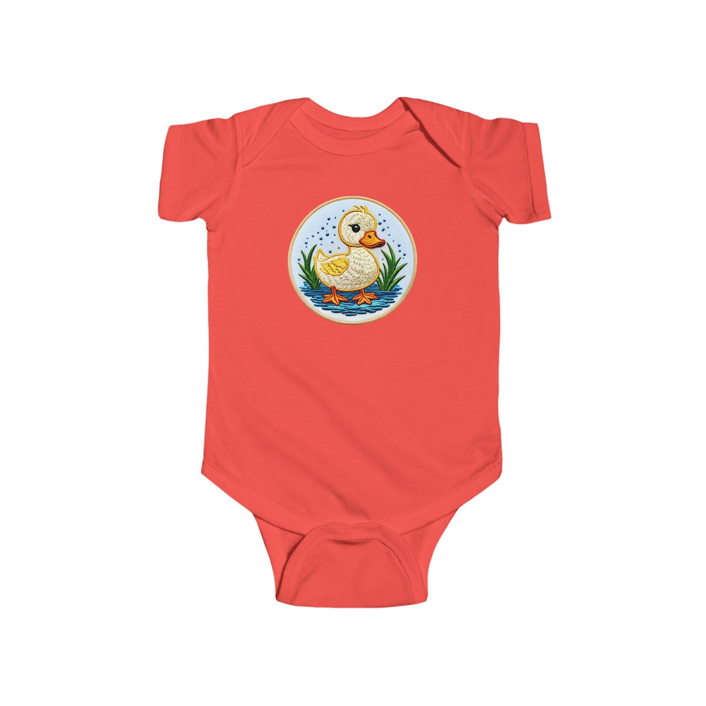 DUCKY CAMEO Infant Fine Jersey Bodysuit NB: 0 - 24 mo