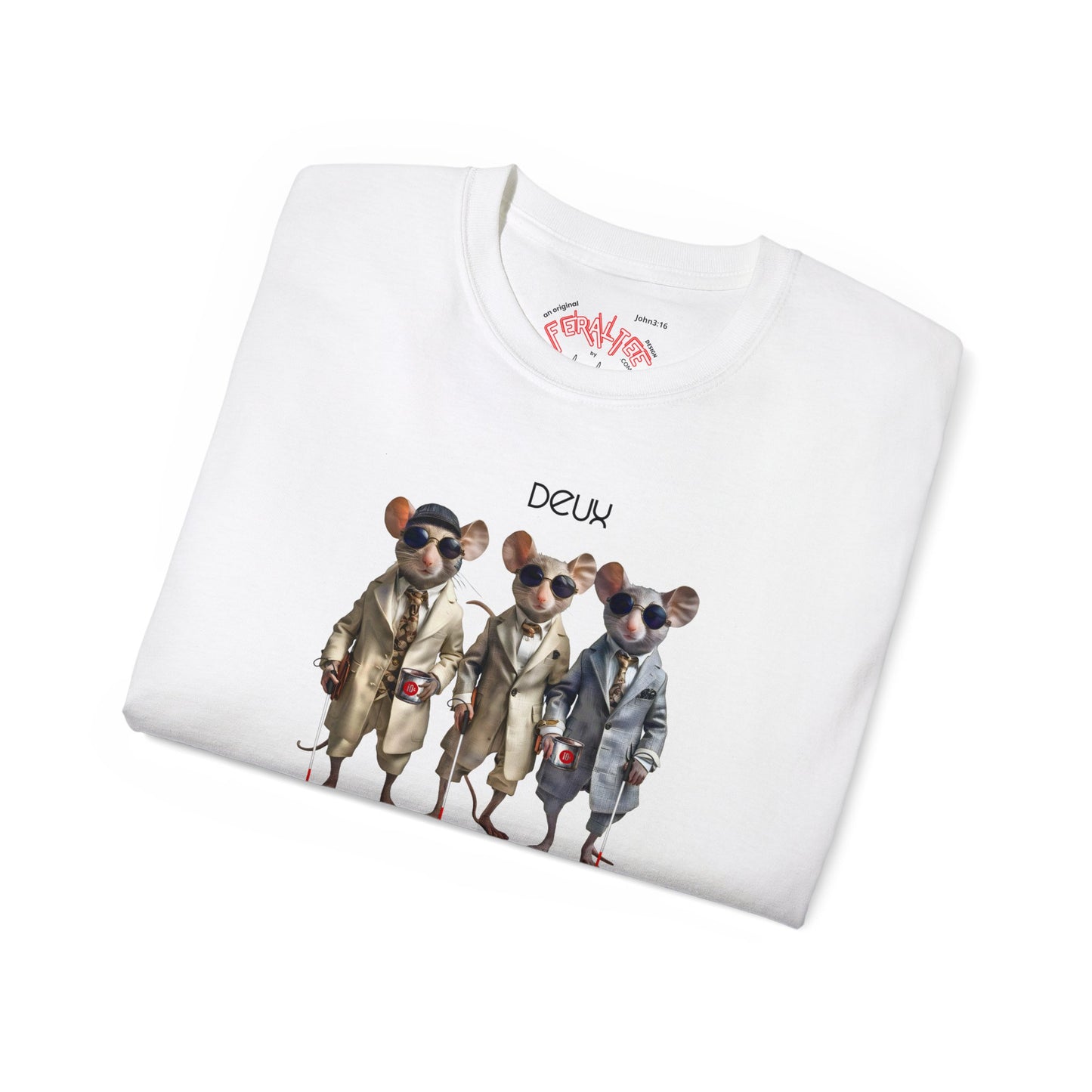THREE BLIND MICE- Camiseta Unisex de Algodón Ultra Fino