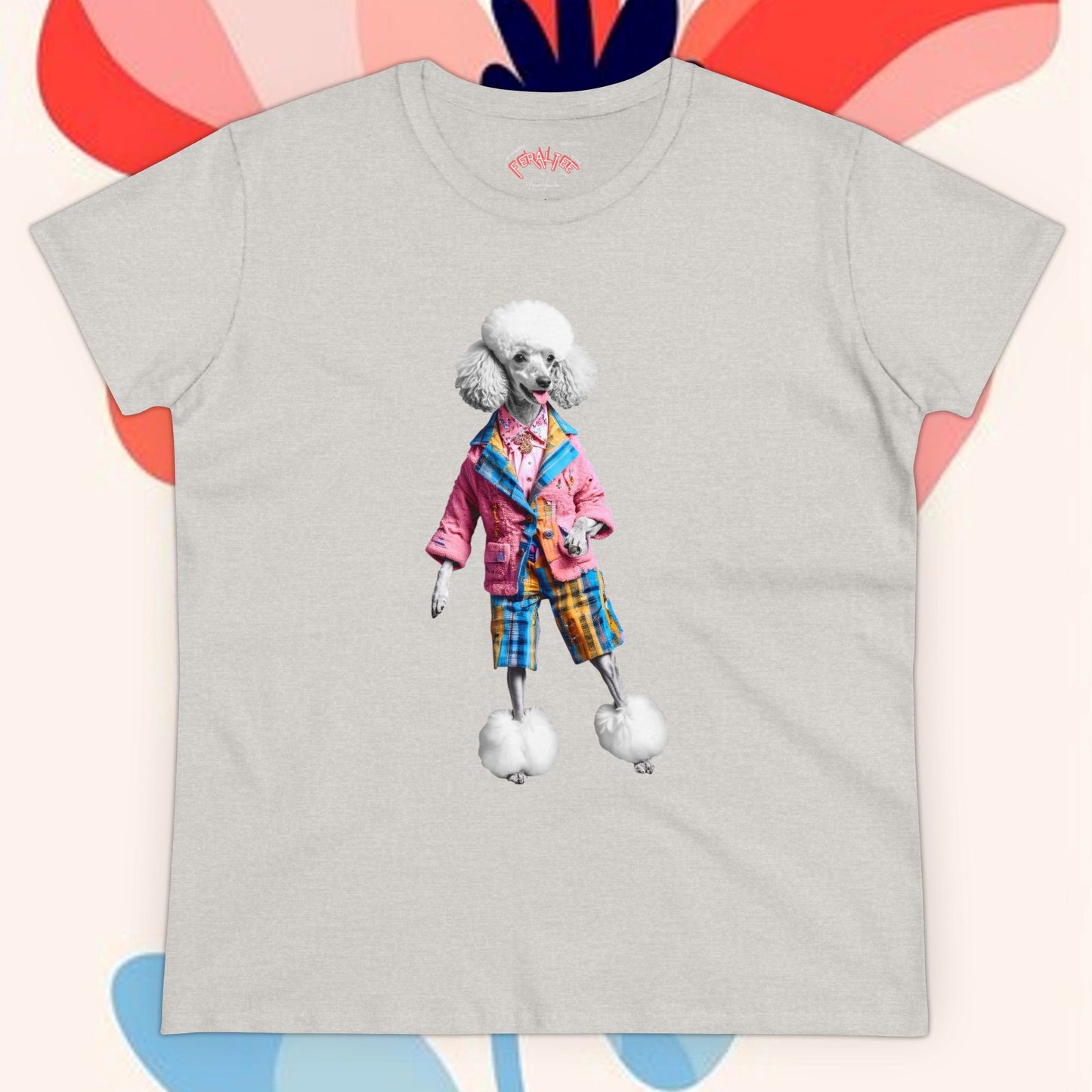 Camiseta de algodón de peso medio para mujer CHIENNE