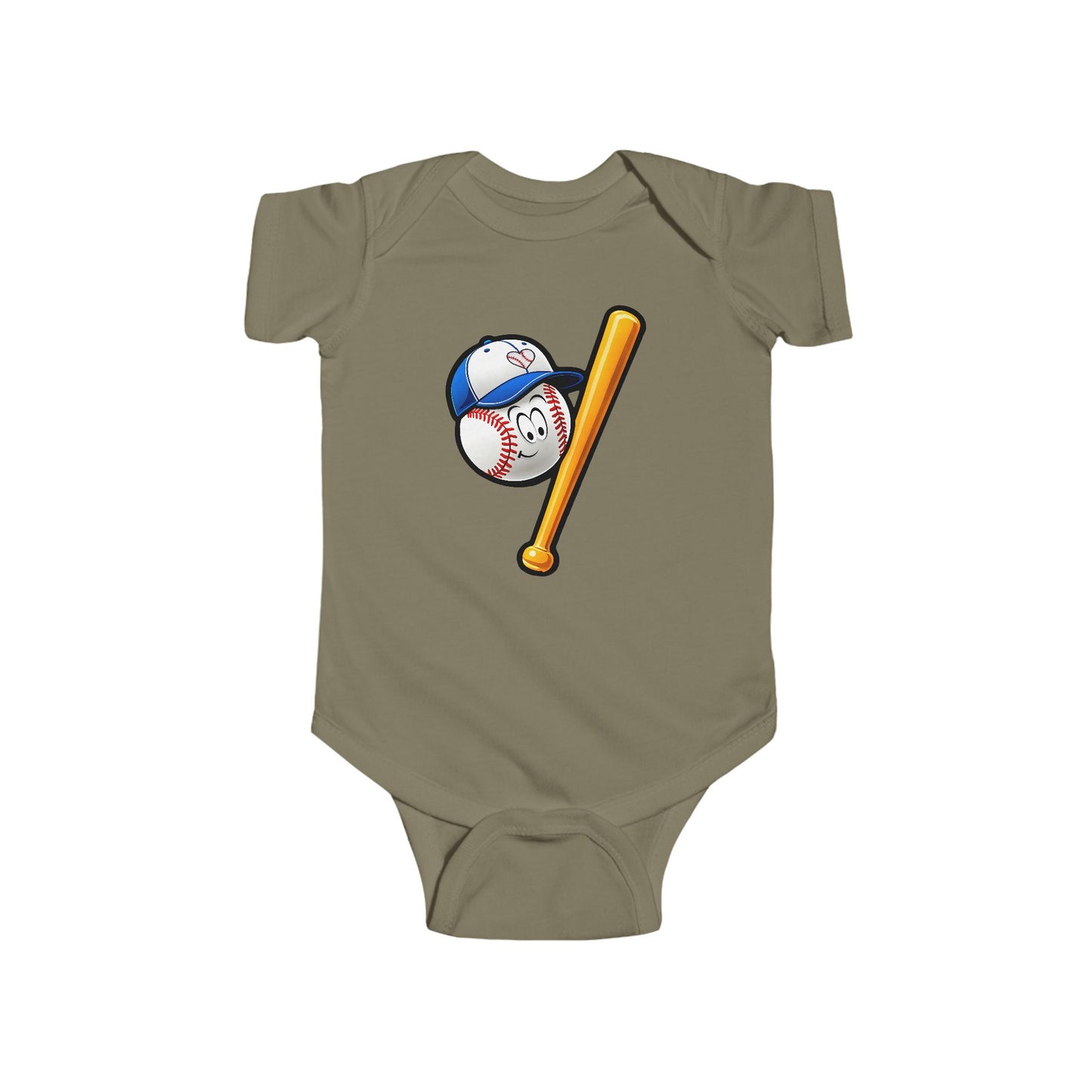 SLUGGER Infant Fine Jersey Bodysuit NB: 0 - 24 mo