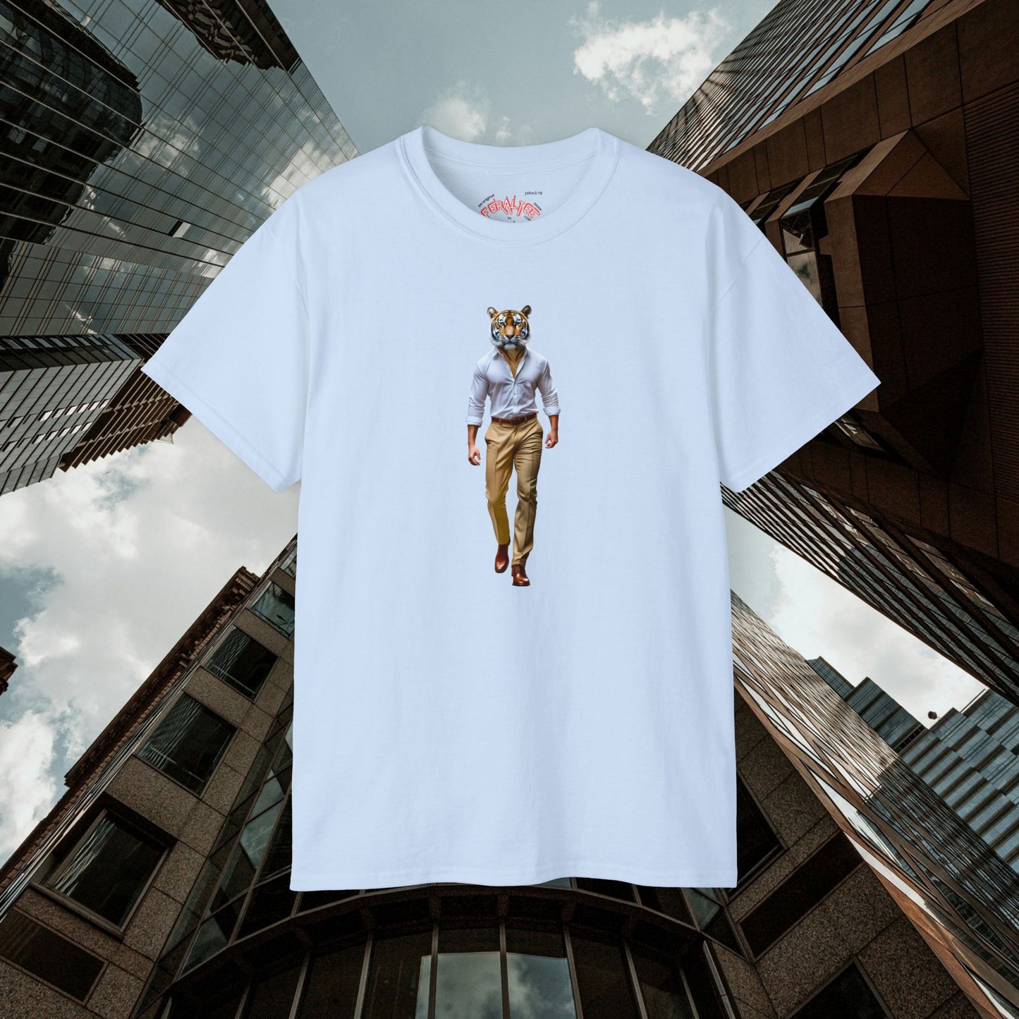 POUNCE- Camiseta Unisex de Algodón Ultrafino