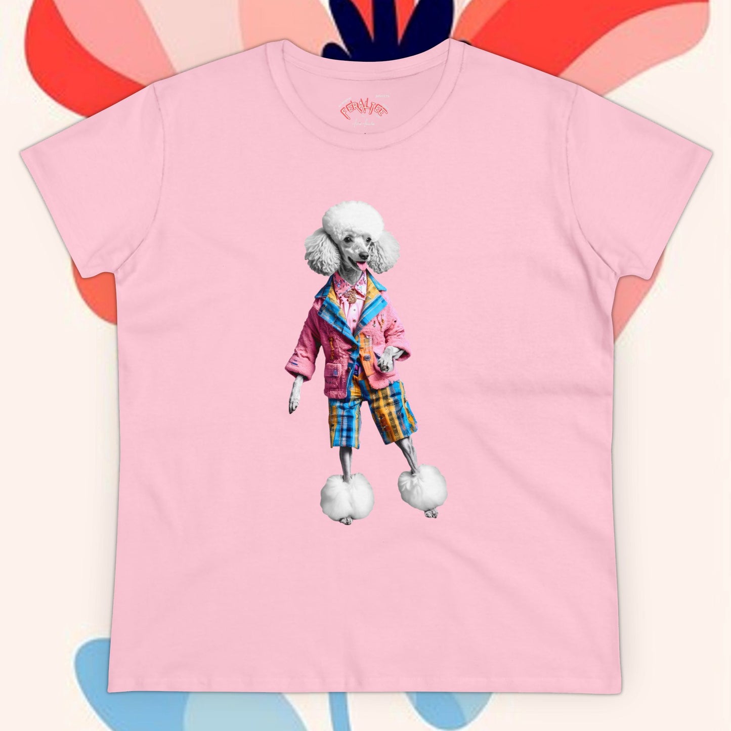 Camiseta de algodón de peso medio para mujer CHIENNE