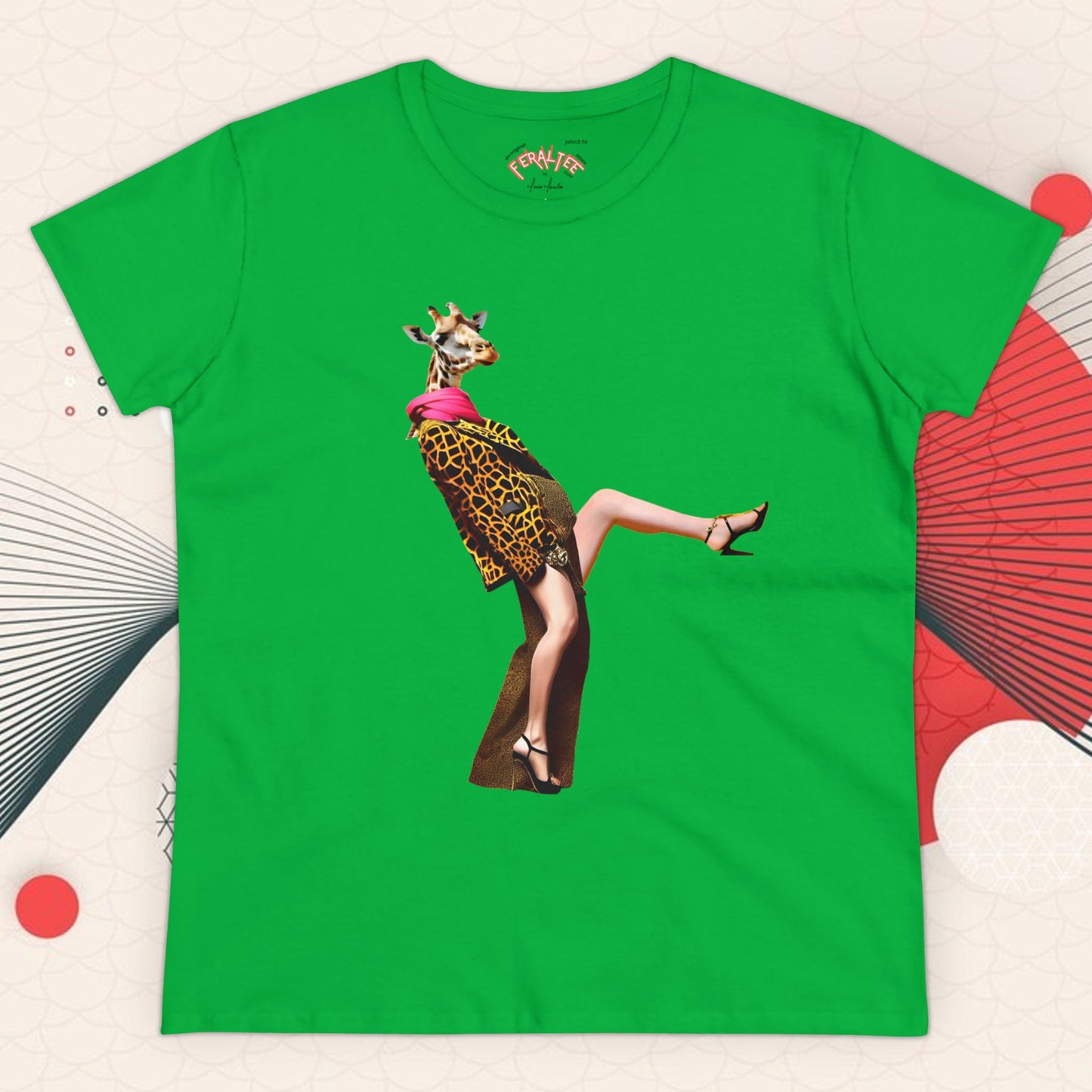 Camiseta de algodón de peso medio para mujer de ALTA MODA