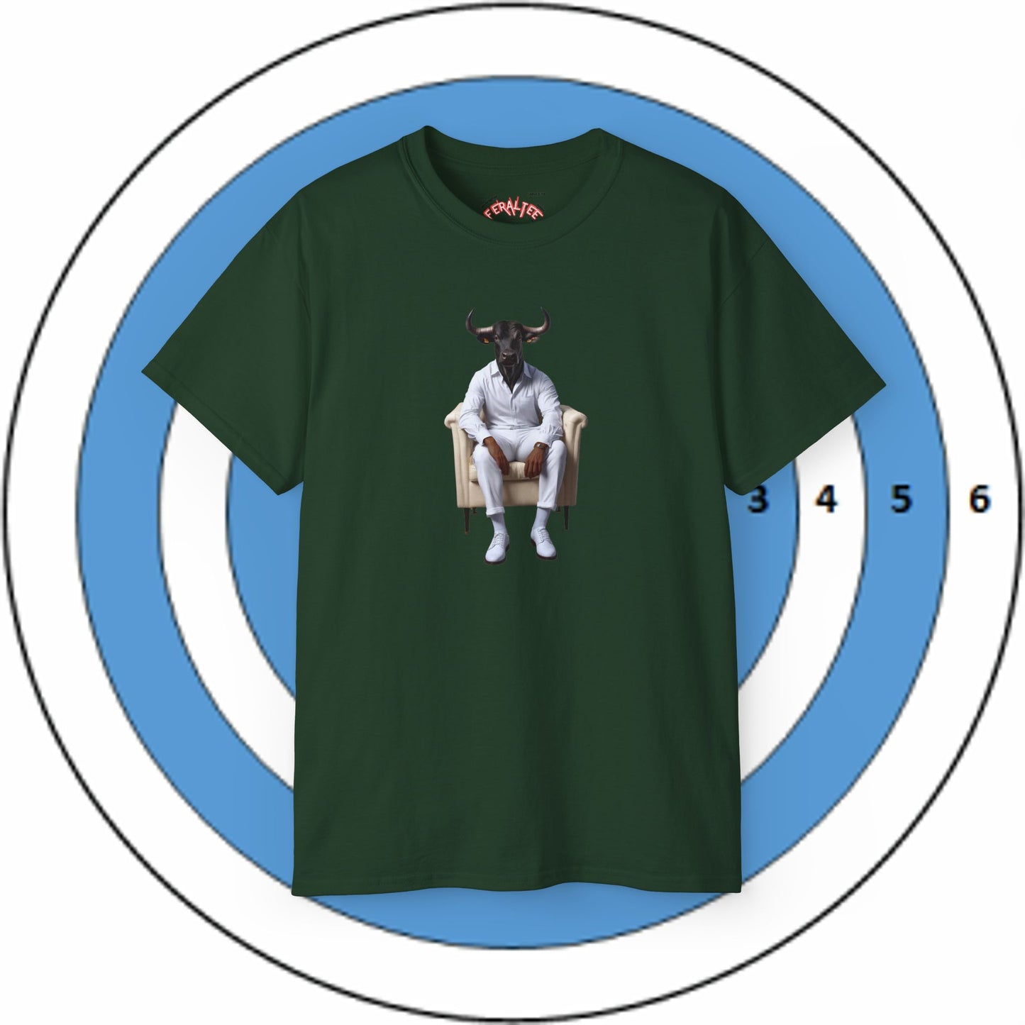 SITTING BULL - Camiesta Unisex de Algodón Ultrafino