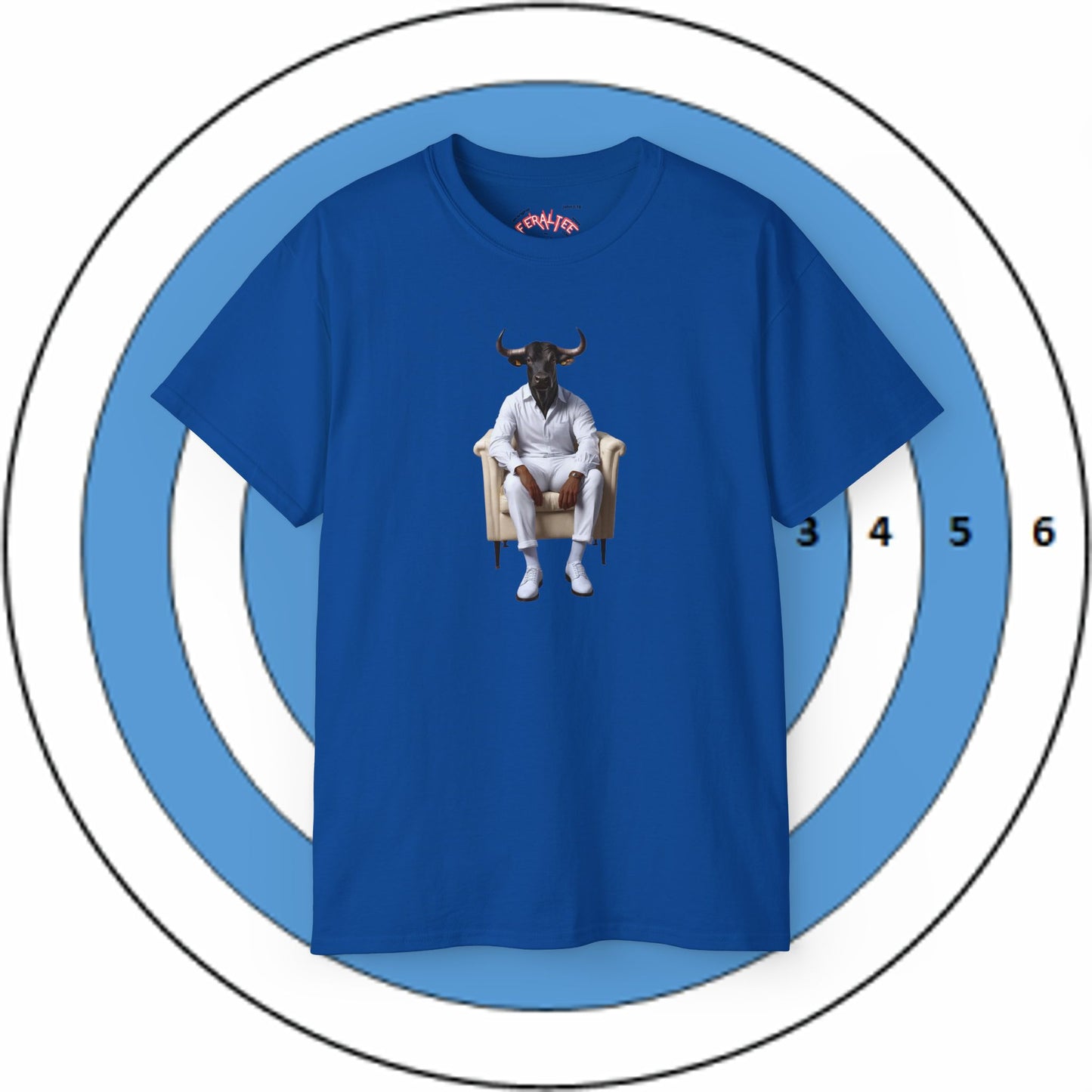 SITTING BULL - Camiesta Unisex de Algodón Ultrafino