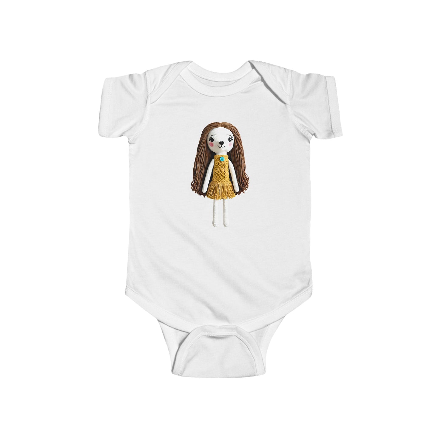 MOLLY Infant Fine Jersey Bodysuit NB: 0-24 mos