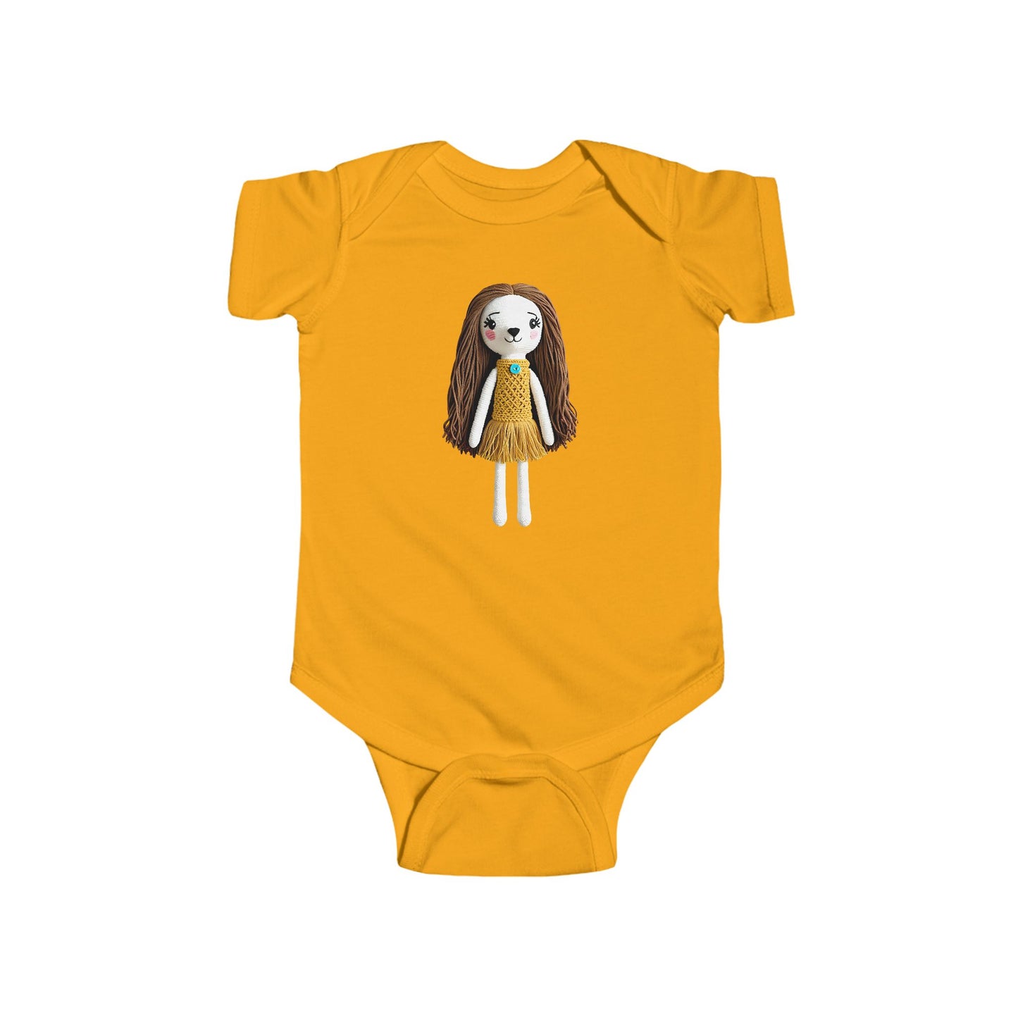 MOLLY Infant Fine Jersey Bodysuit NB: 0-24 mos