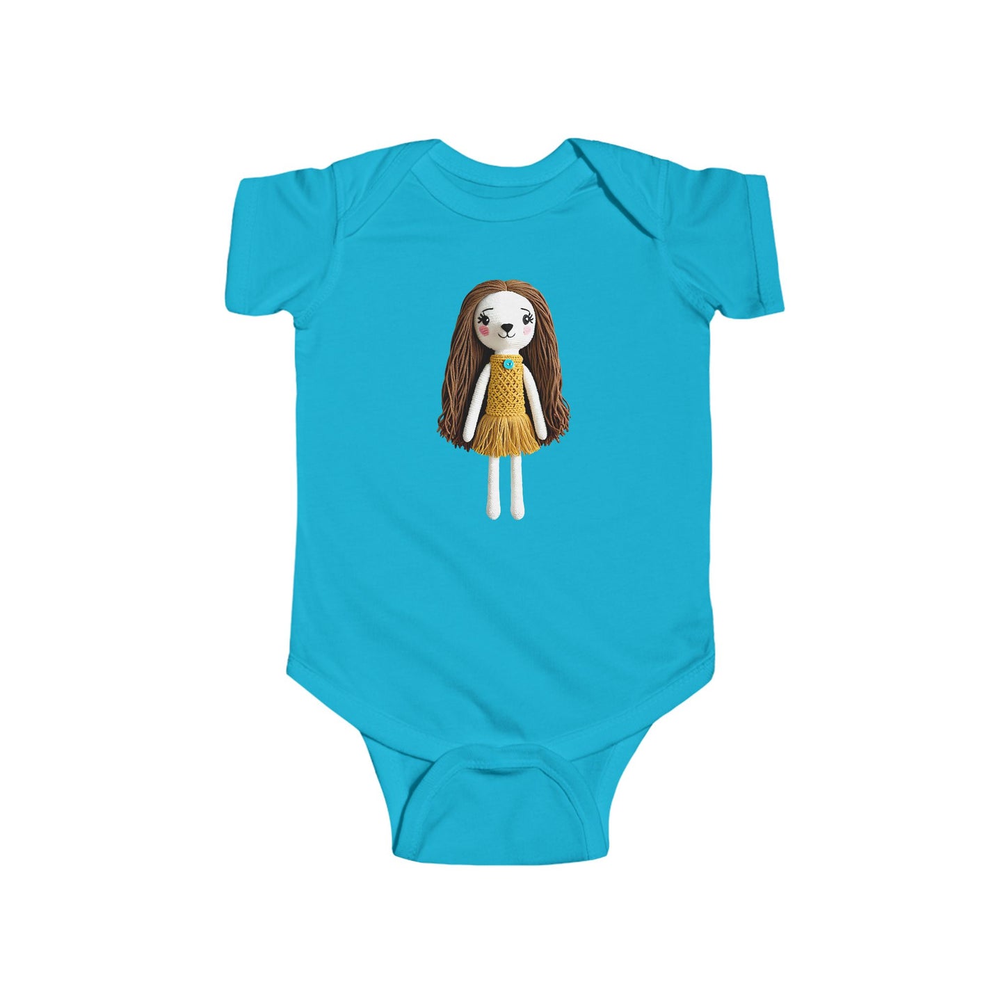 MOLLY Infant Fine Jersey Bodysuit NB: 0-24 mos