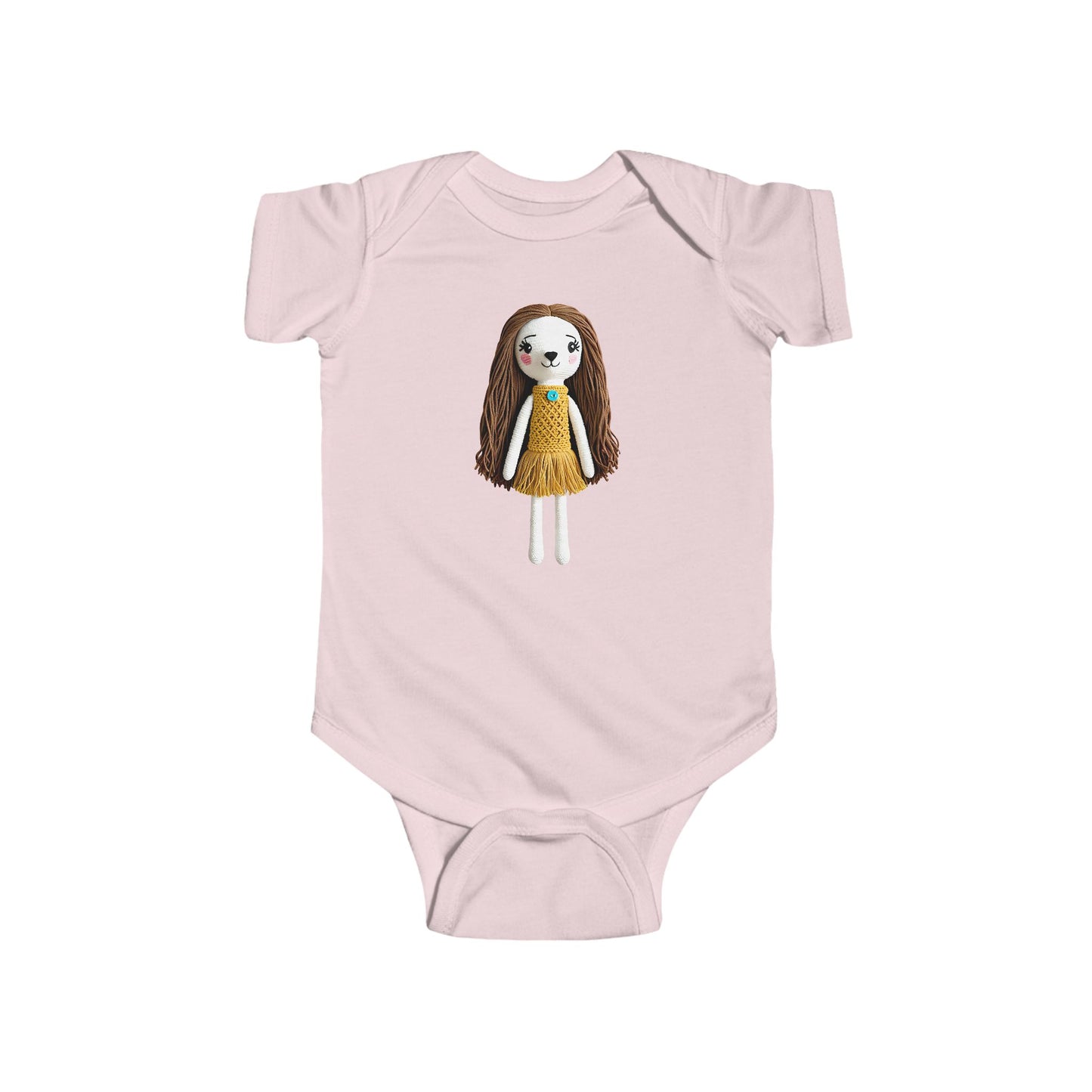 MOLLY Infant Fine Jersey Bodysuit NB: 0-24 mos