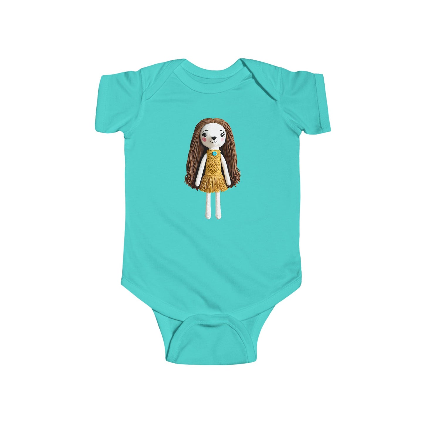MOLLY Infant Fine Jersey Bodysuit NB: 0-24 mos