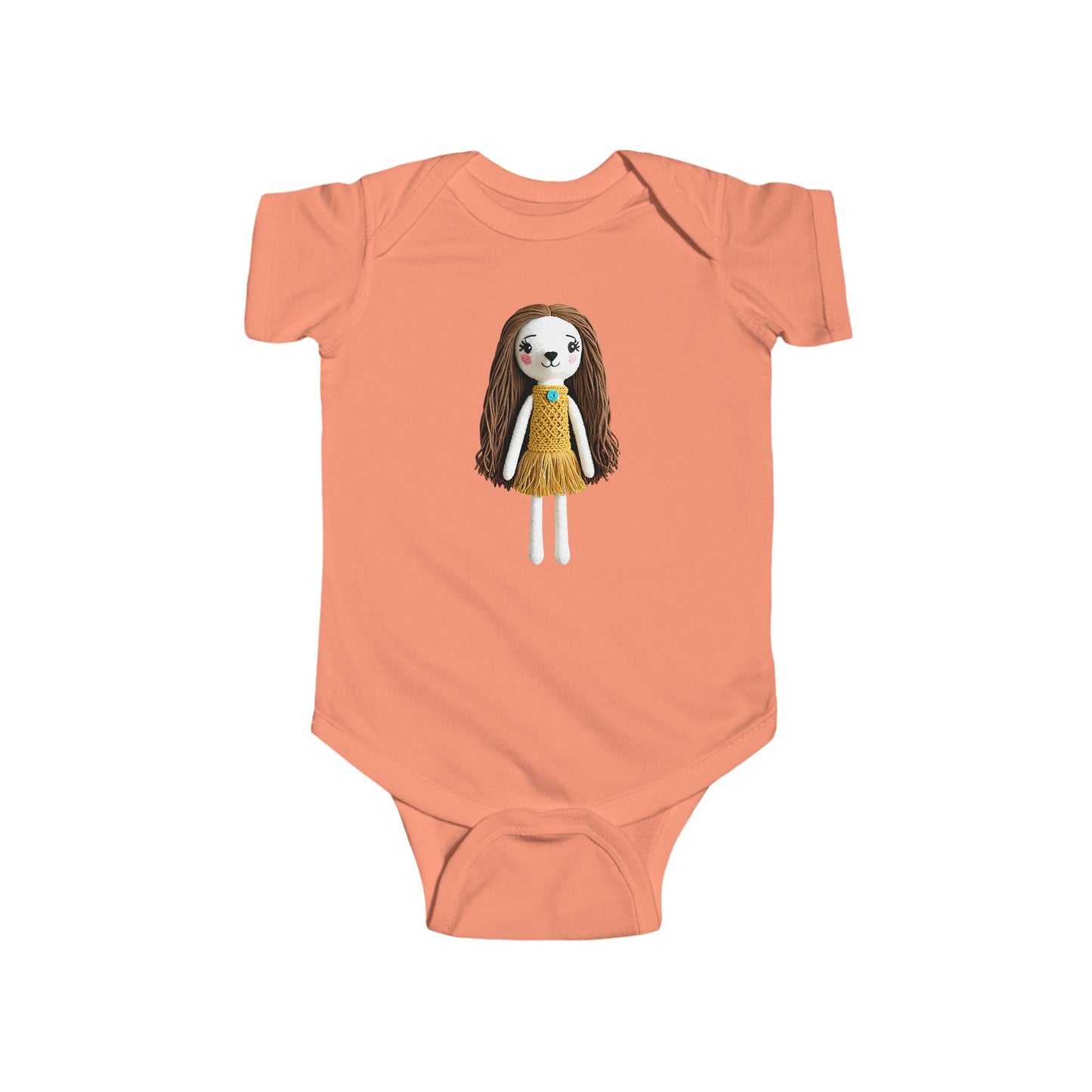 MOLLY Infant Fine Jersey Bodysuit NB: 0-24 mos