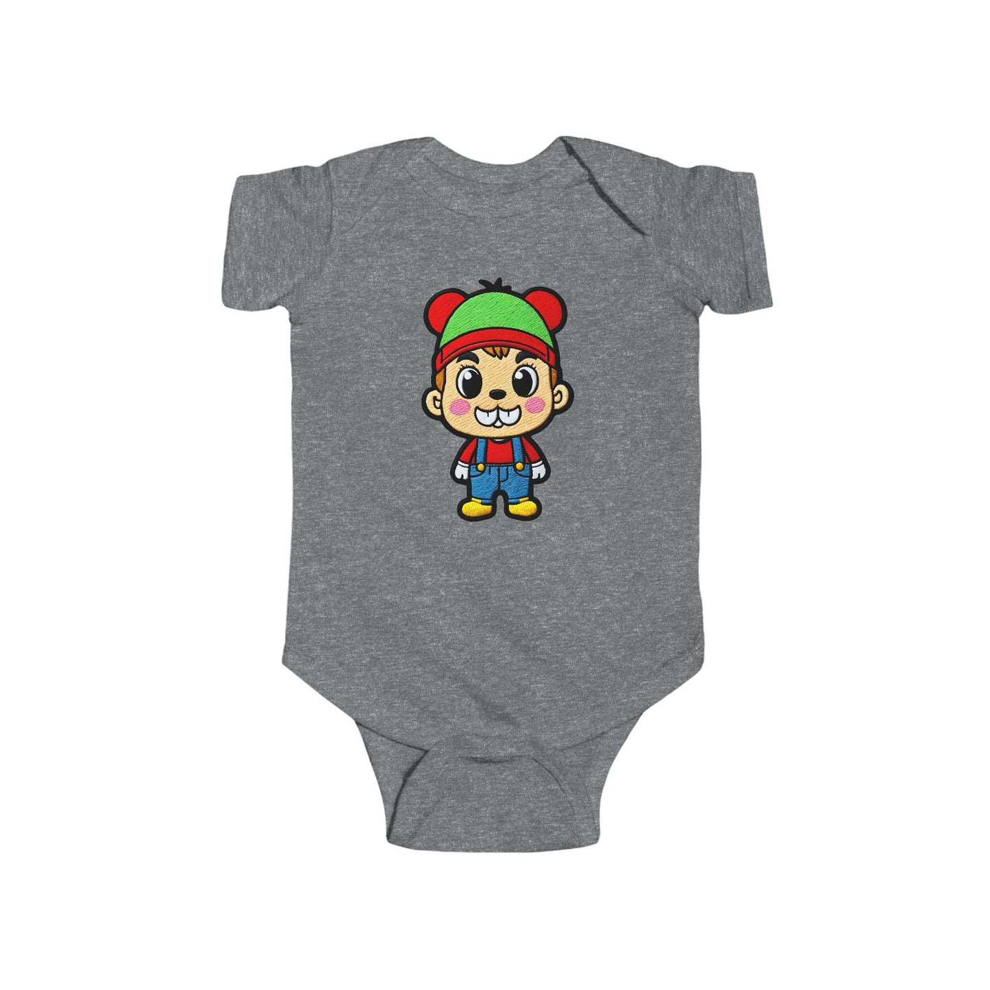 SUPER MARKO Infant Fine Jersey Bodysuit NB: 0 - 24 mo