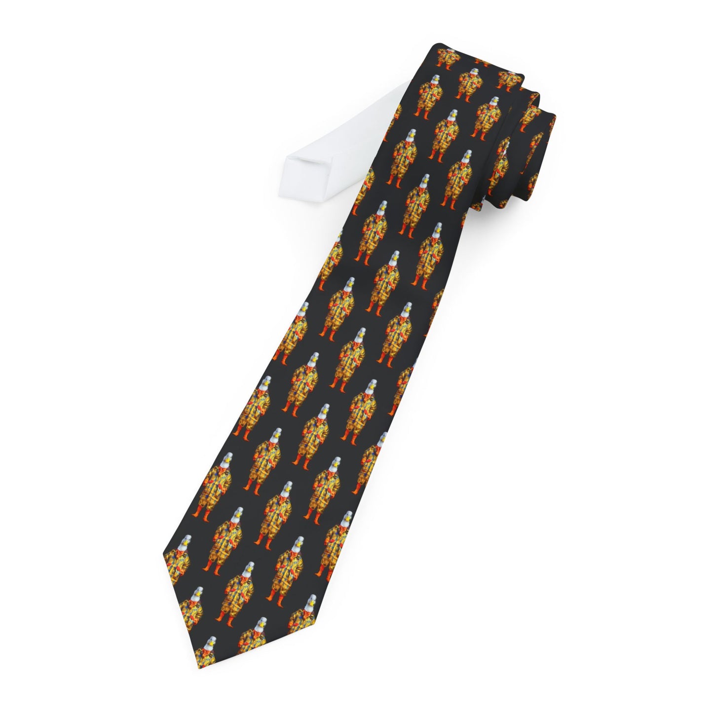 Corbata personalizada con diseño de pato, pato y ganso